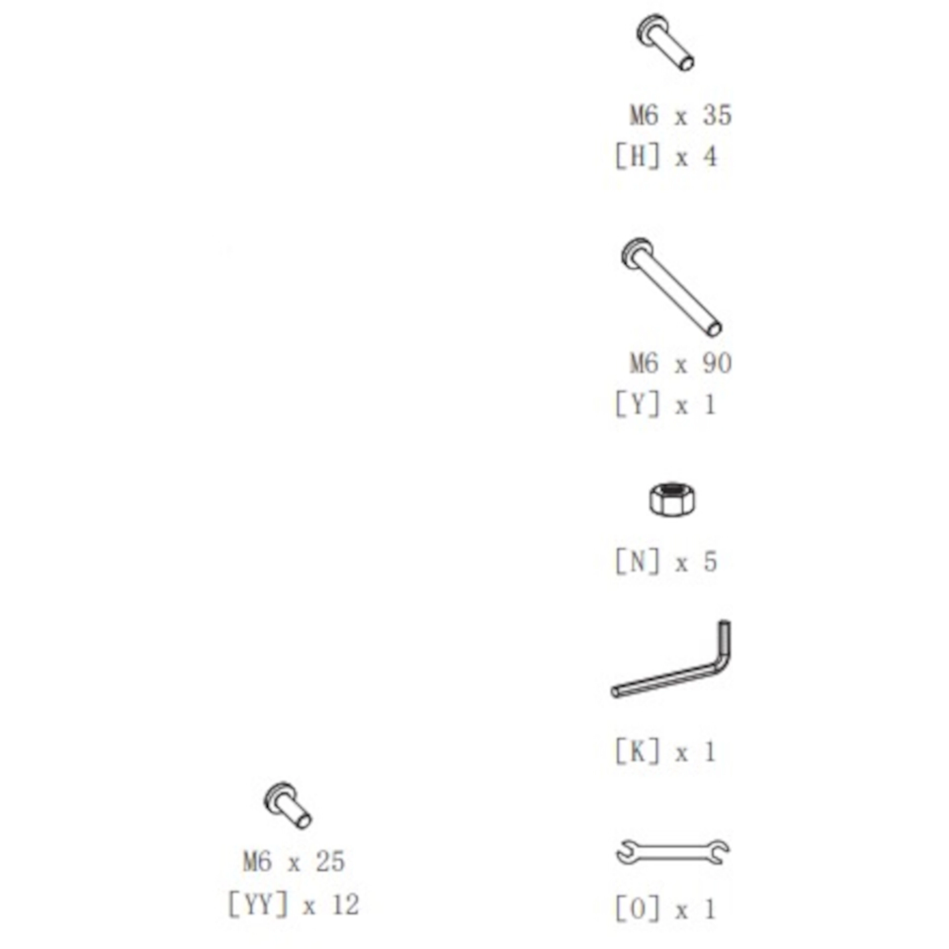 Schraubensatz Schattenmanufaktur Rollo