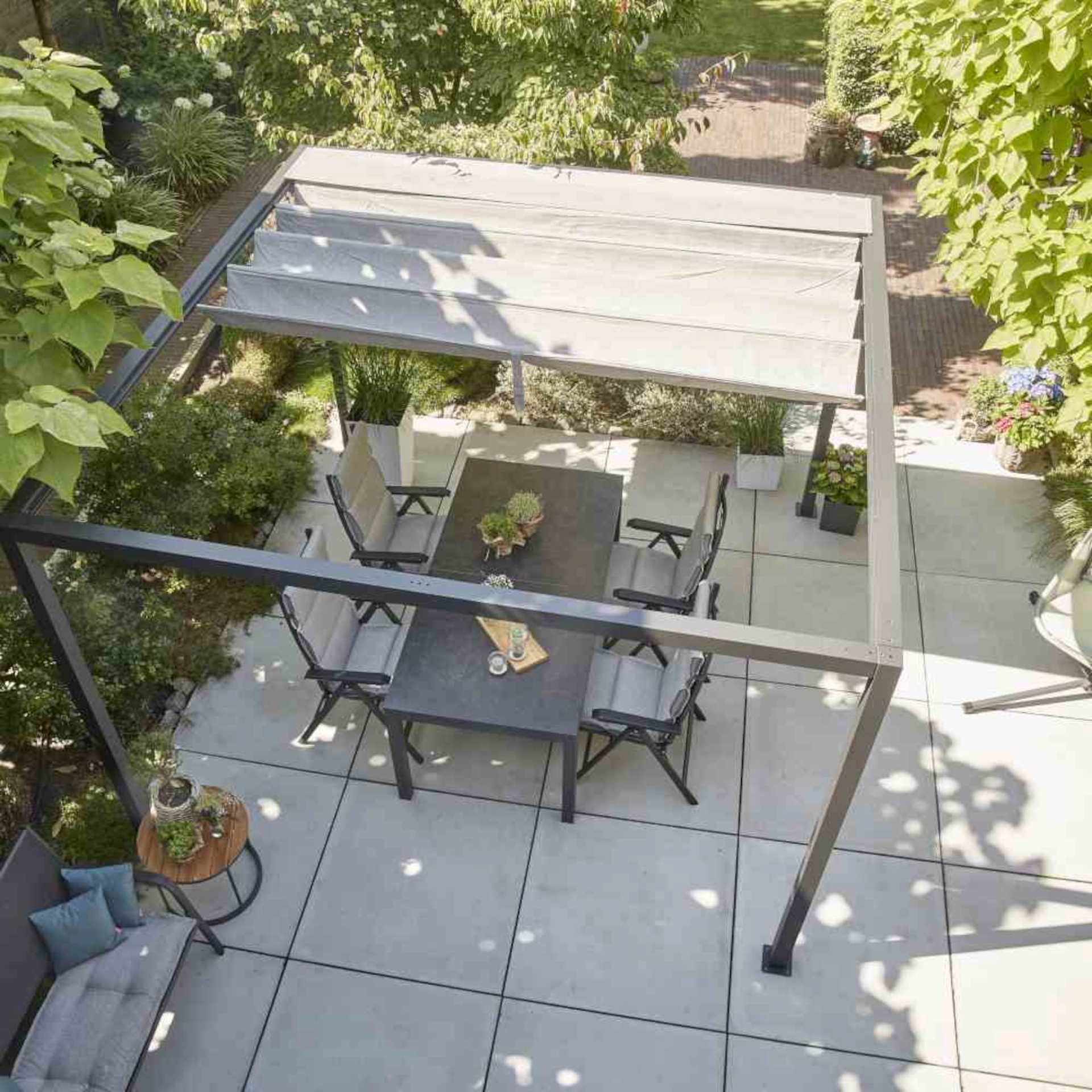 Pavillons | Set Libera Basis + Dach + Rollo anth |... Pavillons | Set Libera Basis + Dach + Rollo anth |...