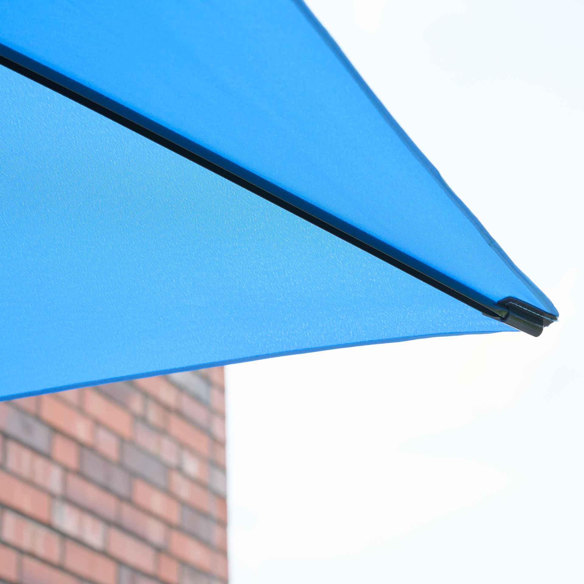 CITY Push Mittelstockschirm | 210 x 140 cm | blau ...