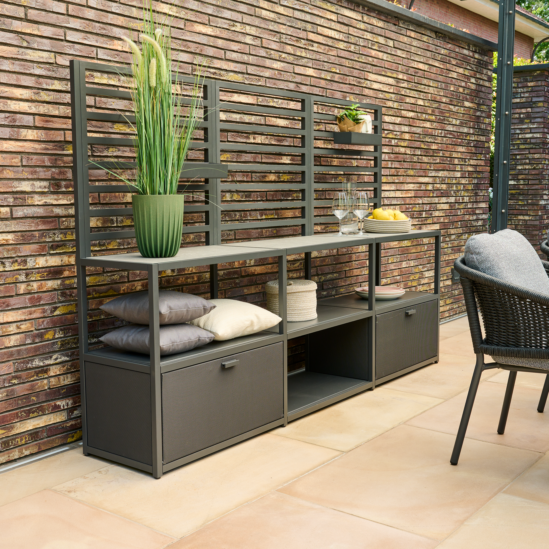 CLARK Regalsystem | Seitenwand | 35 x 33,2 x 10 cm...