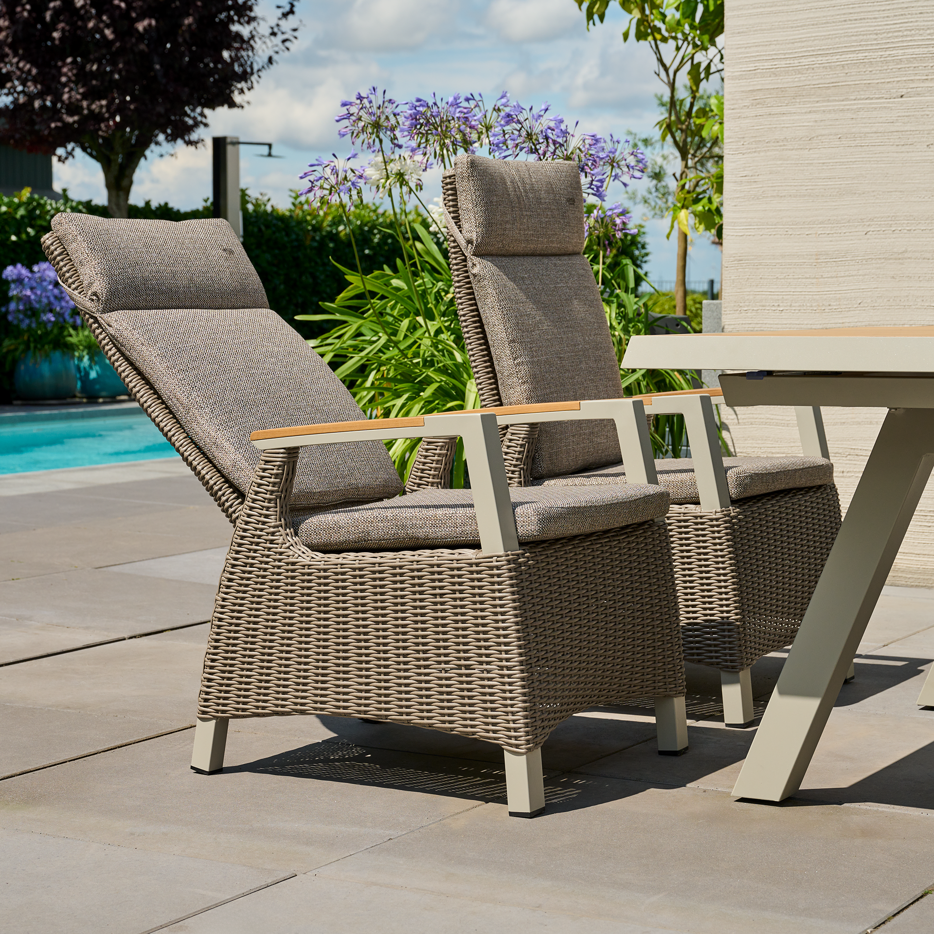 CORIDO Move Sessel | Teakholz FSC 100 % | inkl. Ki...