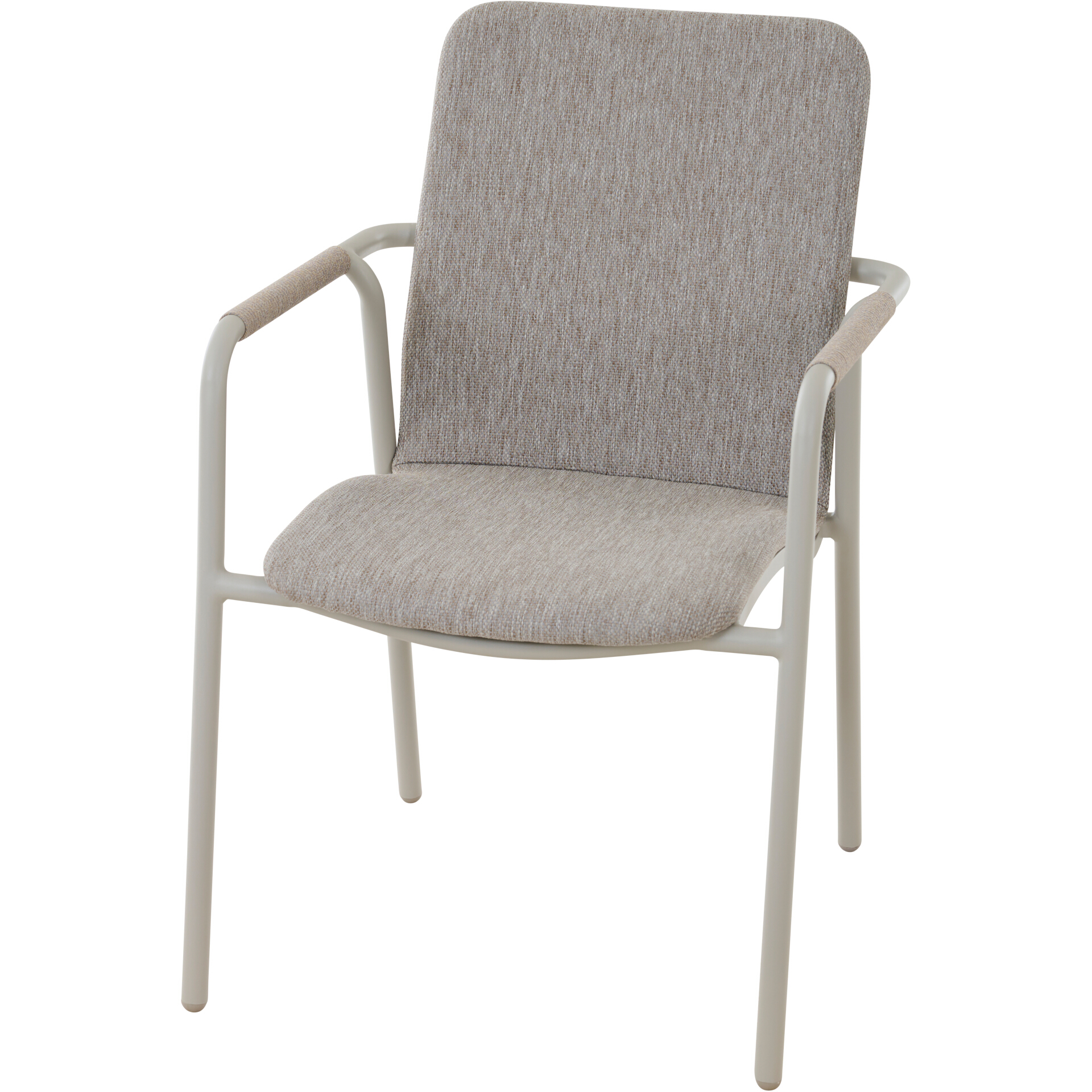 REPTON Stapelsessel | mix taupe /seidengrau