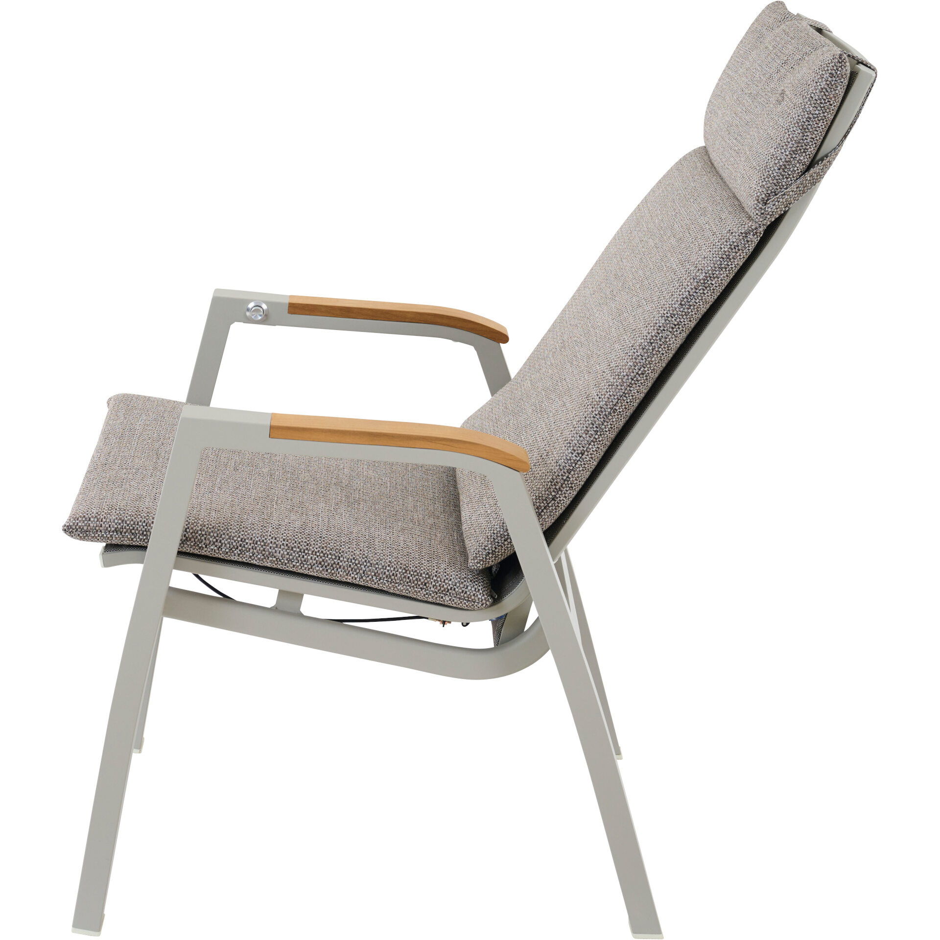 LINDOS Relax Move Sessel | inkl. Auflage | Teakhol...