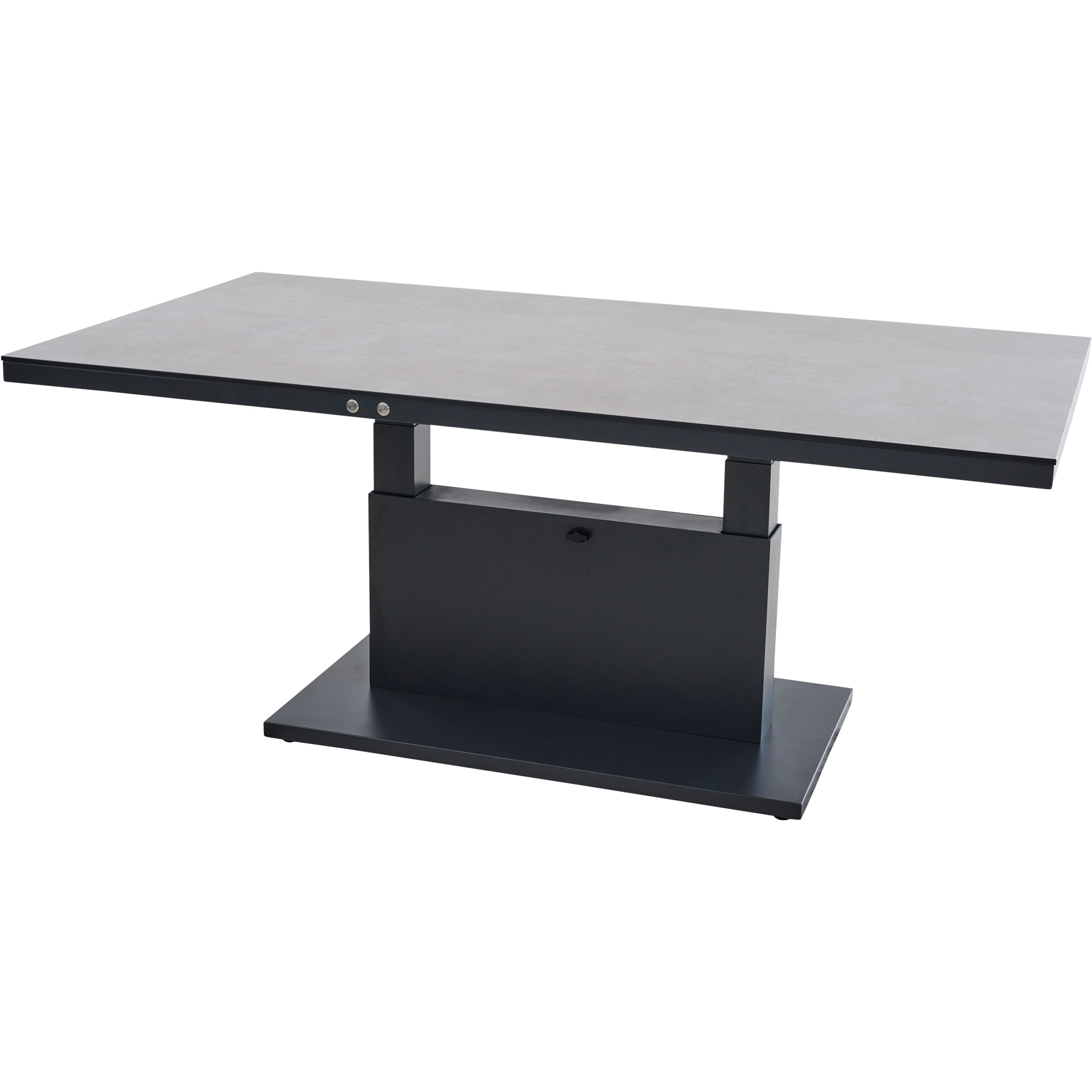 TALINA+ elektrisch höhenverstellbarer Tisch | 180 x 100 cm | HPL beton