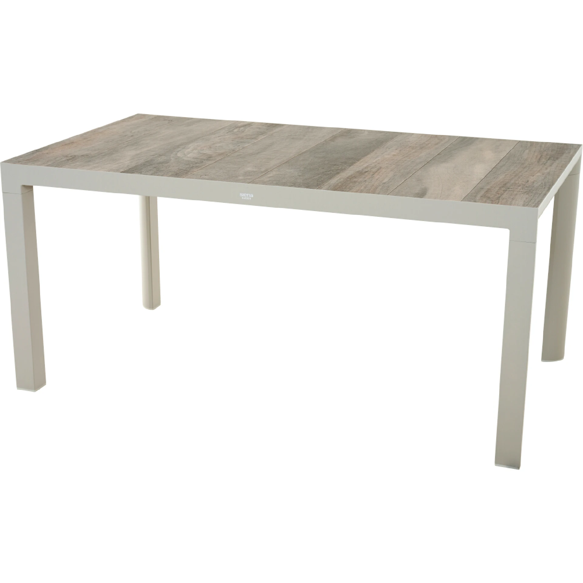 SILVA Gartentisch | 160 x 90 cm | Keramik washed-grey