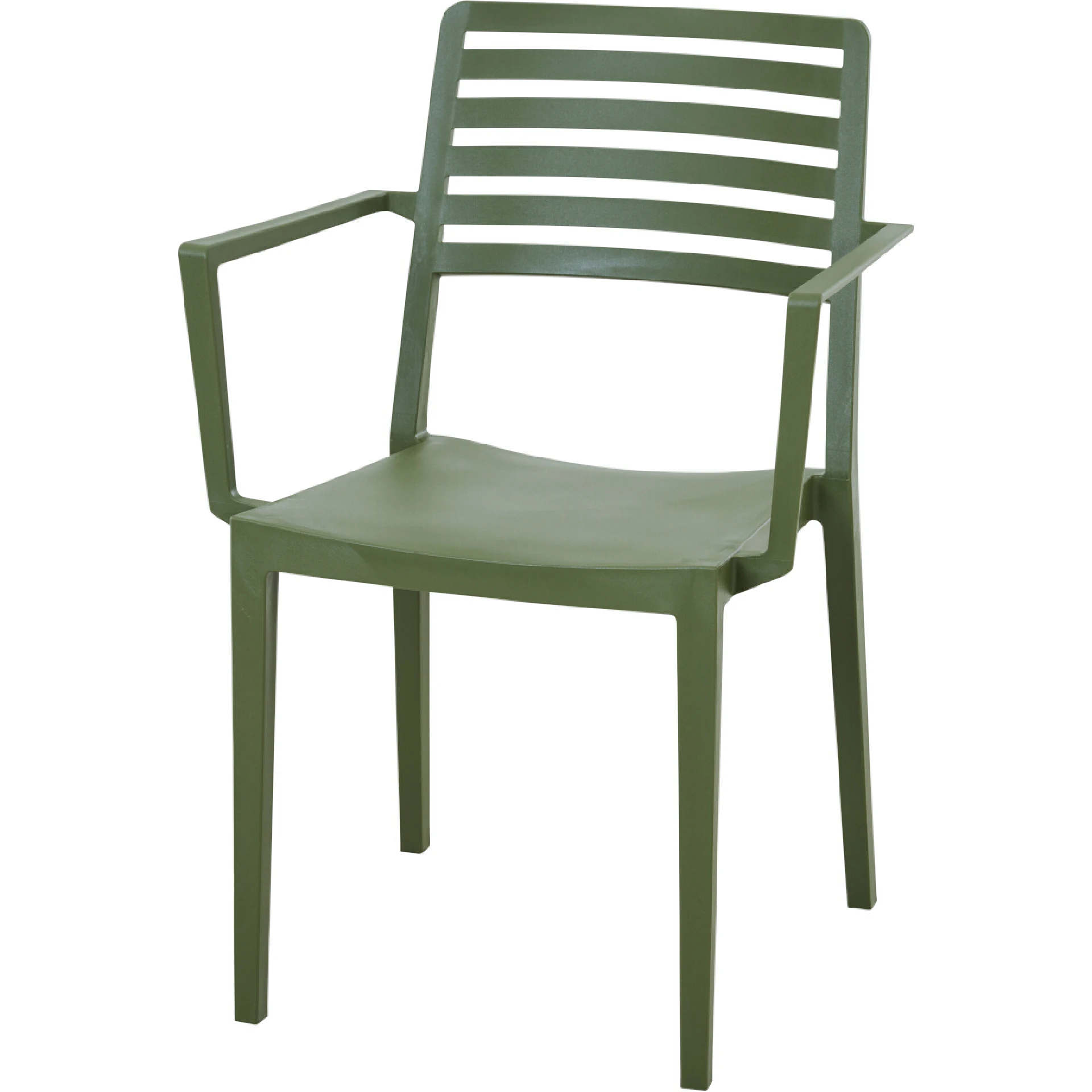 ALLEY Stapelsessel mit Armlehne | olive | Urban Li...