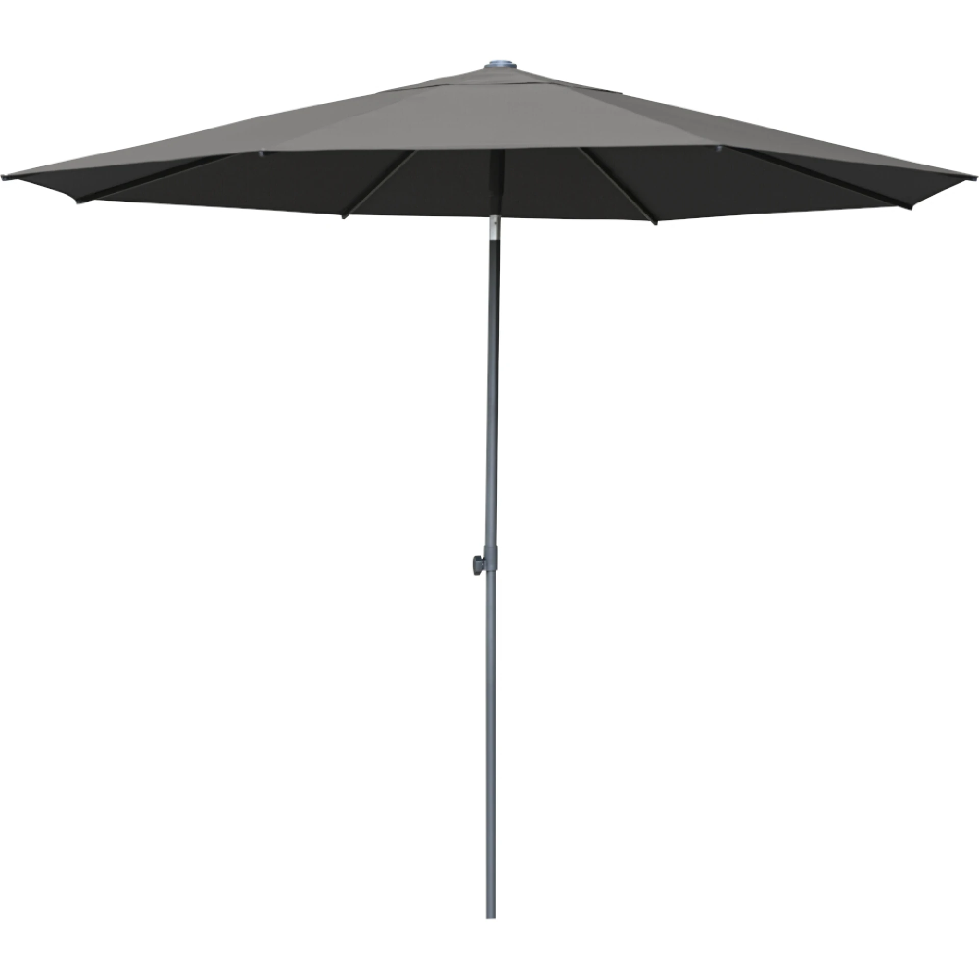 FAGUS Mittelstockschirm PushUp | Ø 300 cm | anthrazit / anthrazit