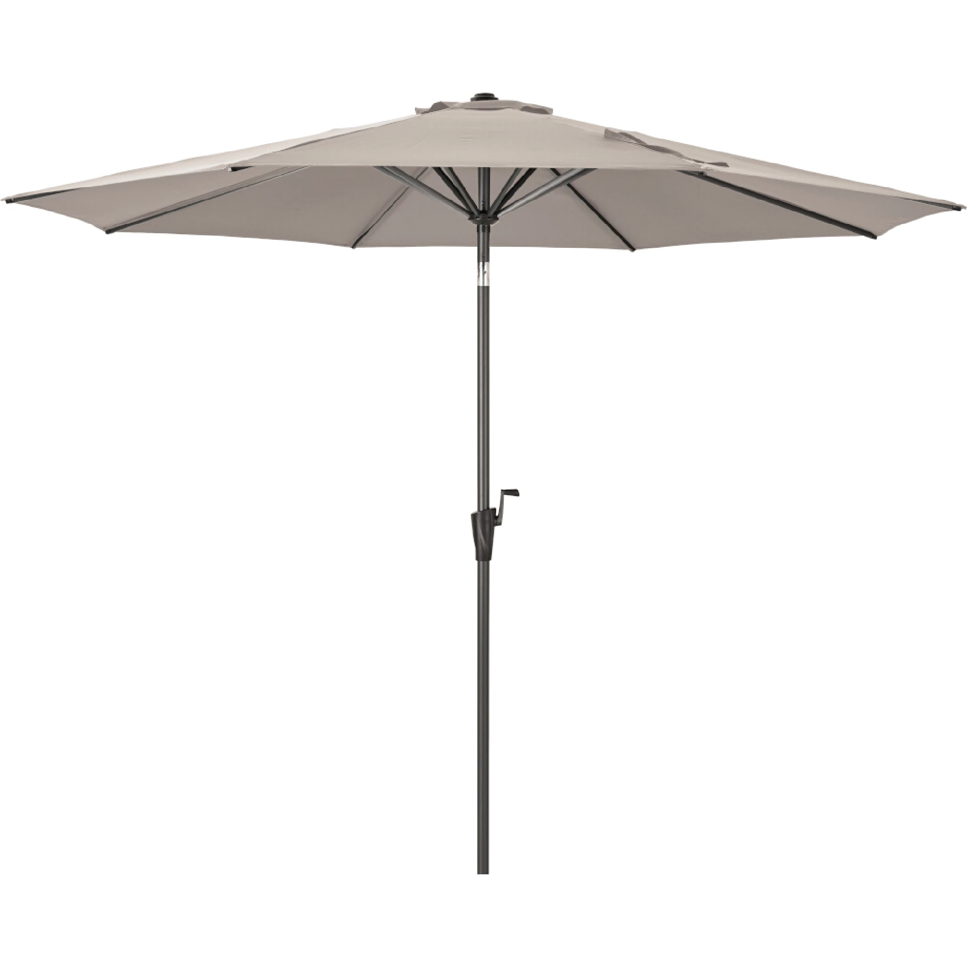 FAGUS Mittelstockschirm Kurbel | Ø 300 cm | taupe / anthrazit