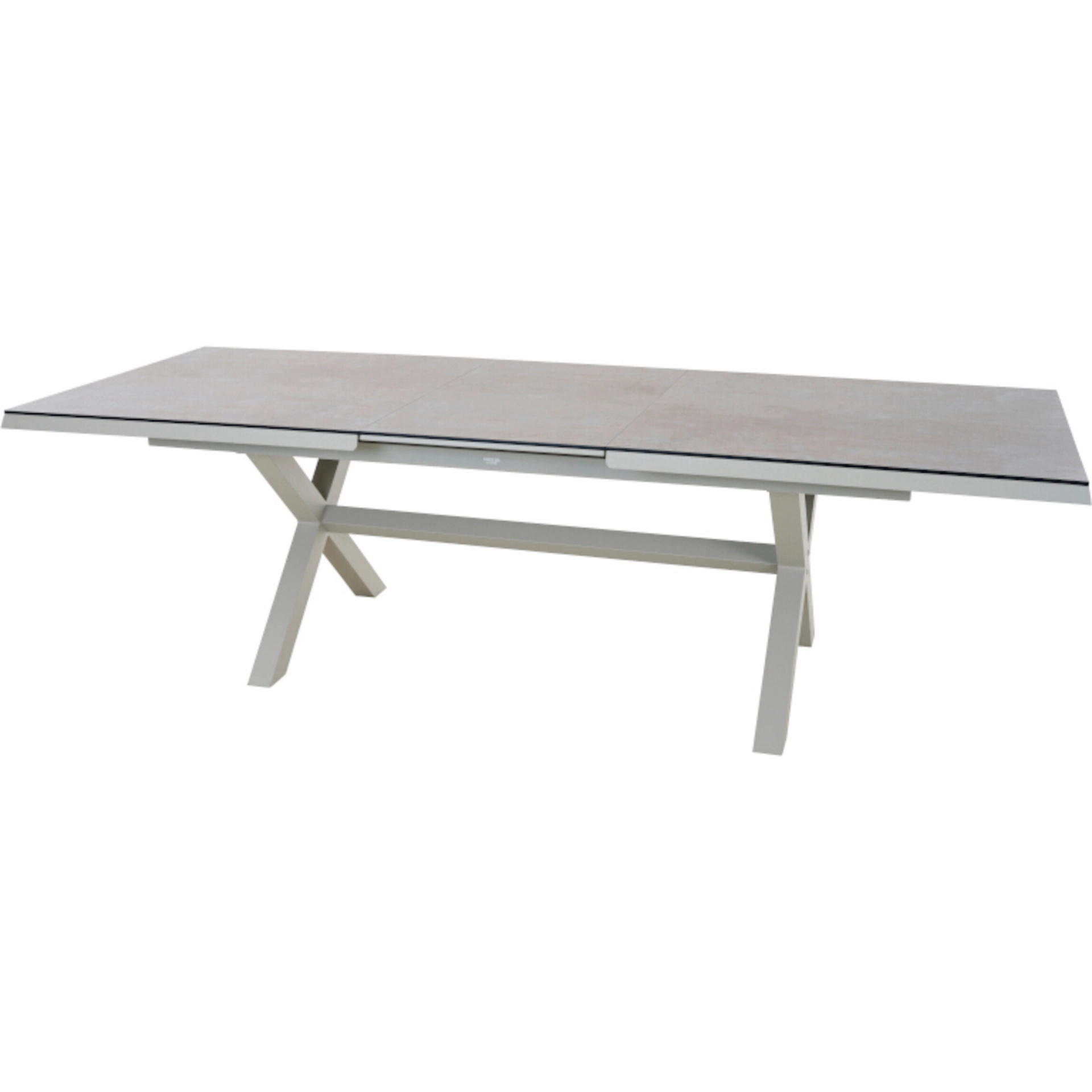 SINCRO Gartentisch ausziehbar | 200/260 x 100 cm | HPL beton