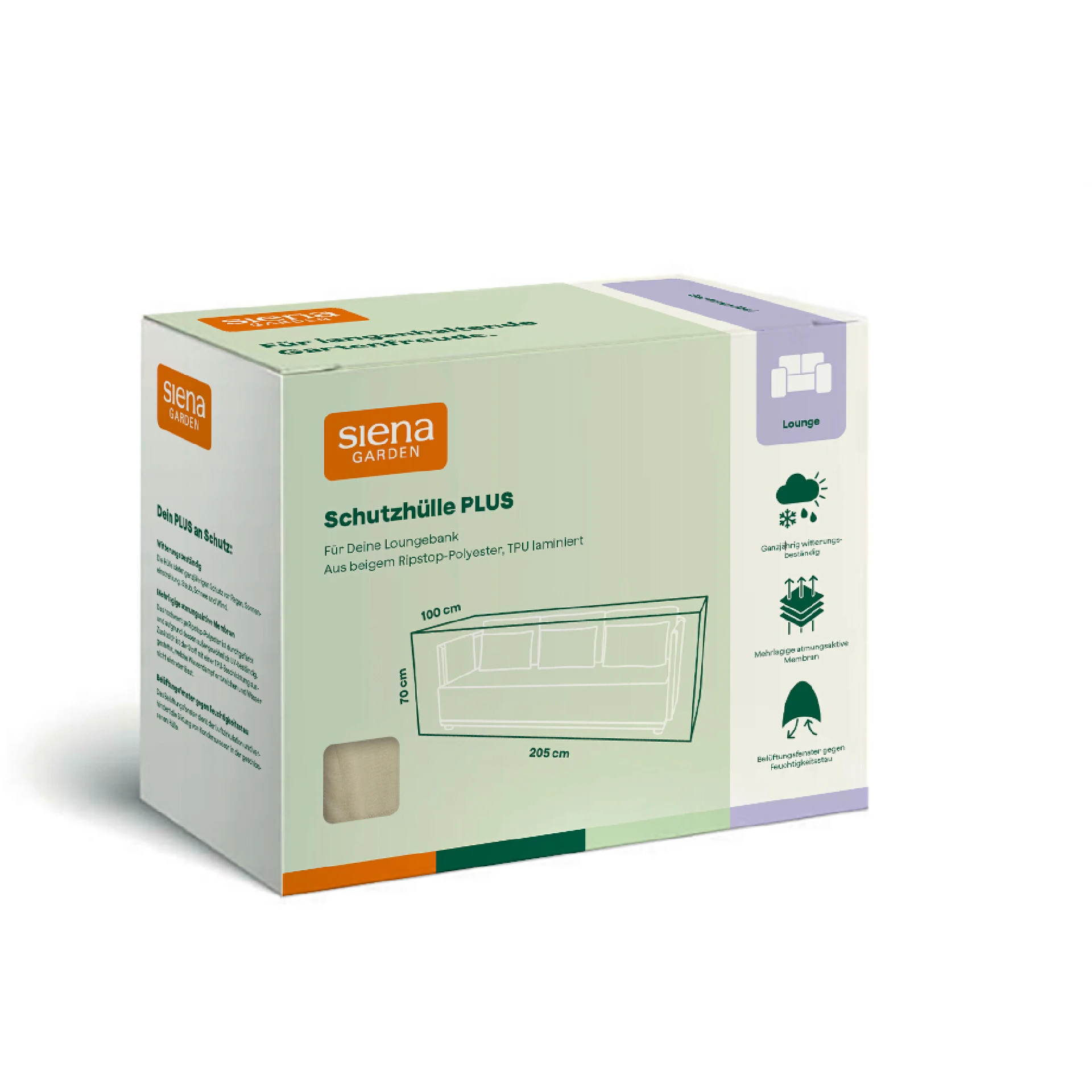 Schutzhülle Plus Sitzgruppe | 160 x 150 x 85 cm