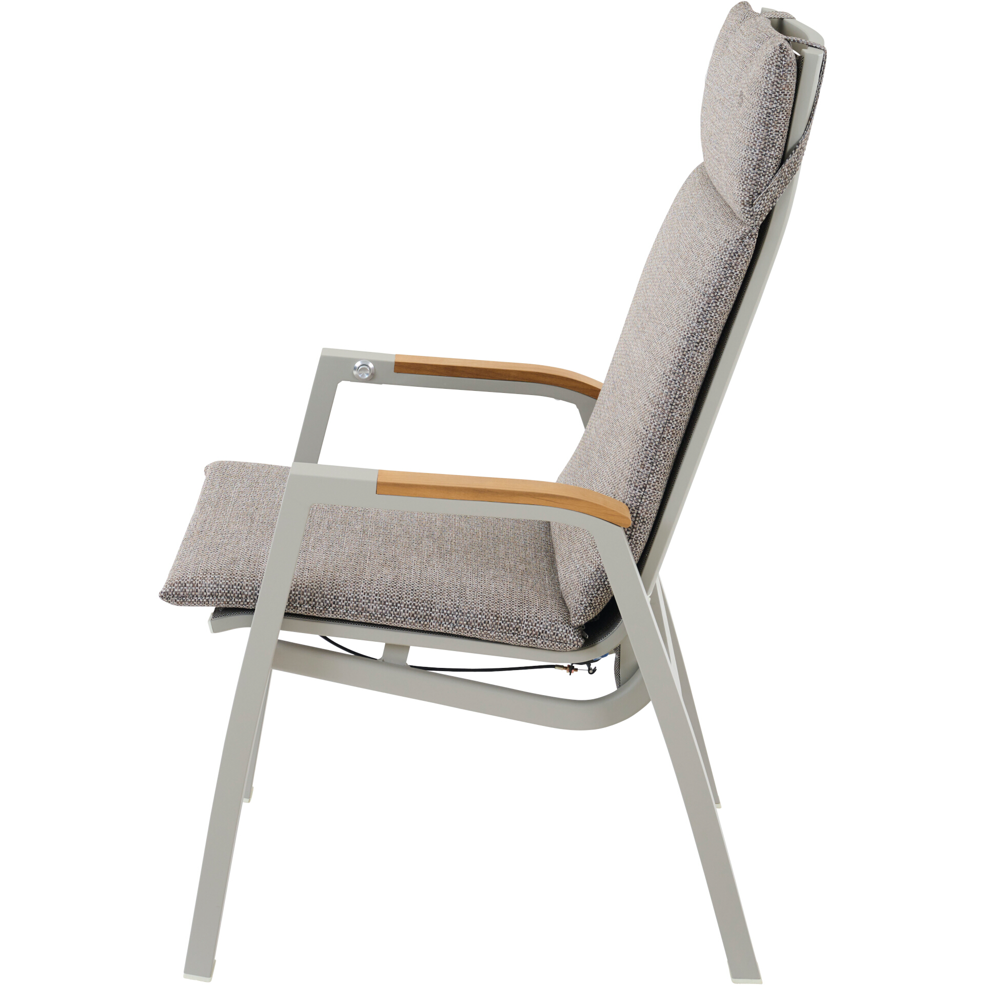 LINDOS Relax Move Sessel | inkl. Auflage | Teakhol...
