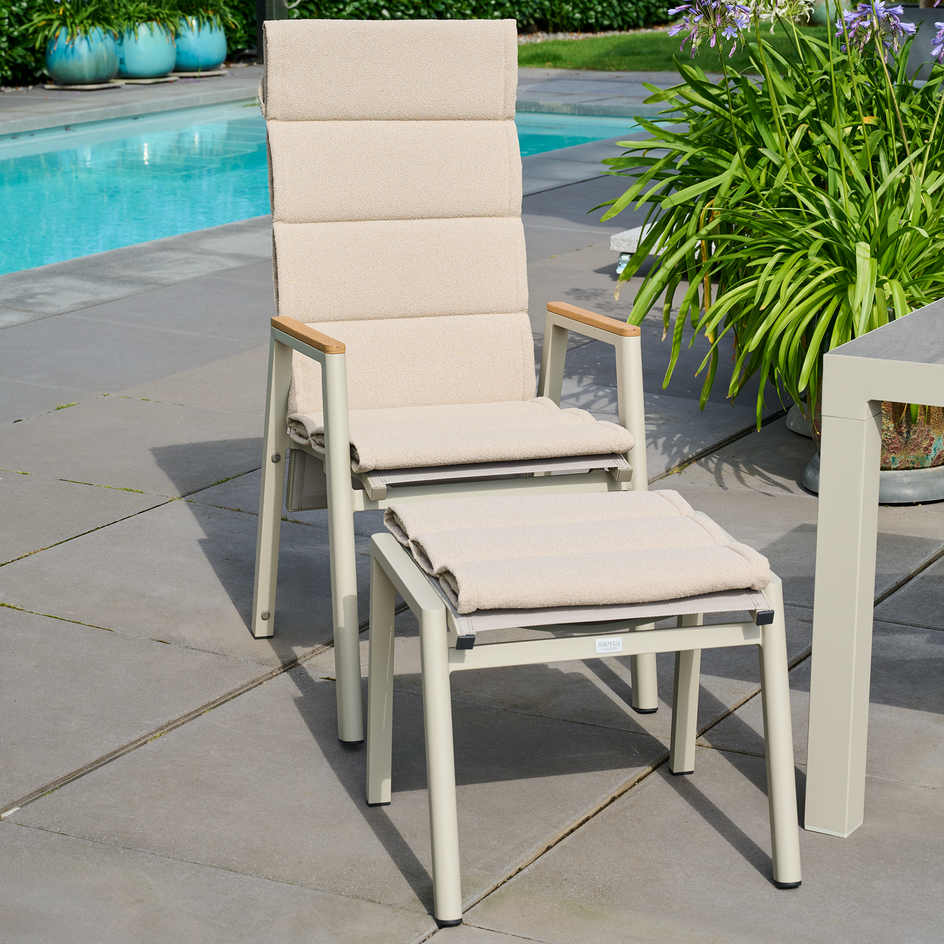 MALU Sitzkissen | toffee | 46 x 46 cm