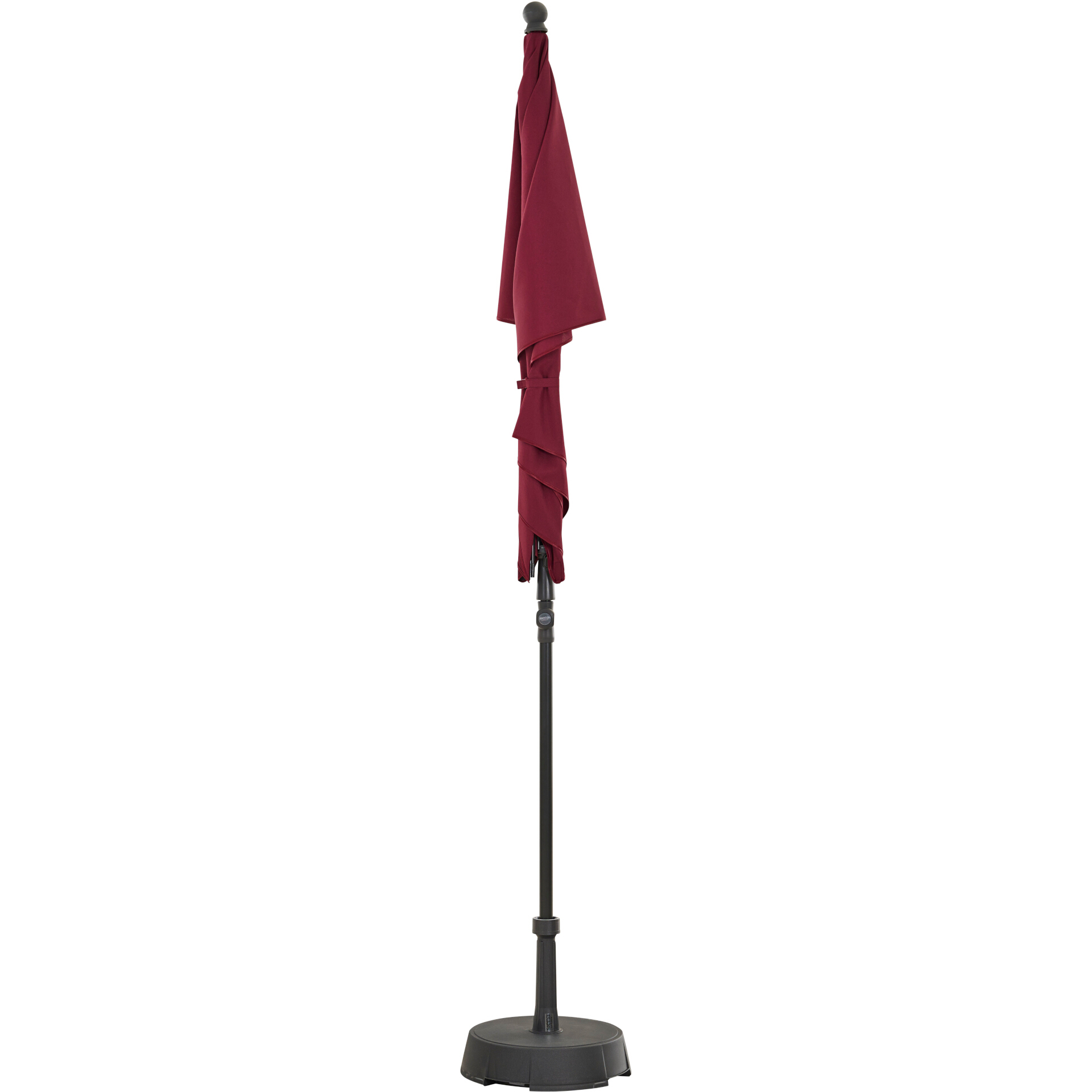 CITY Push Mittelstockschirm | 210 x 140 cm | plum ...