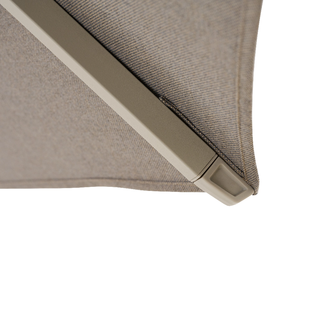 PINO Mittelstockschirm | Ø 300 cm | taupe-meliert...