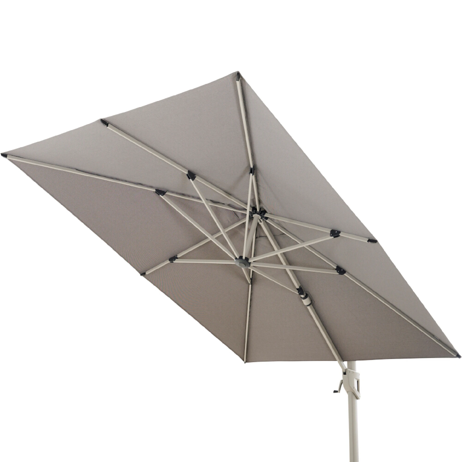 PINO Ampelschirm | 310 x 210 cm | taupe-meliert / ...