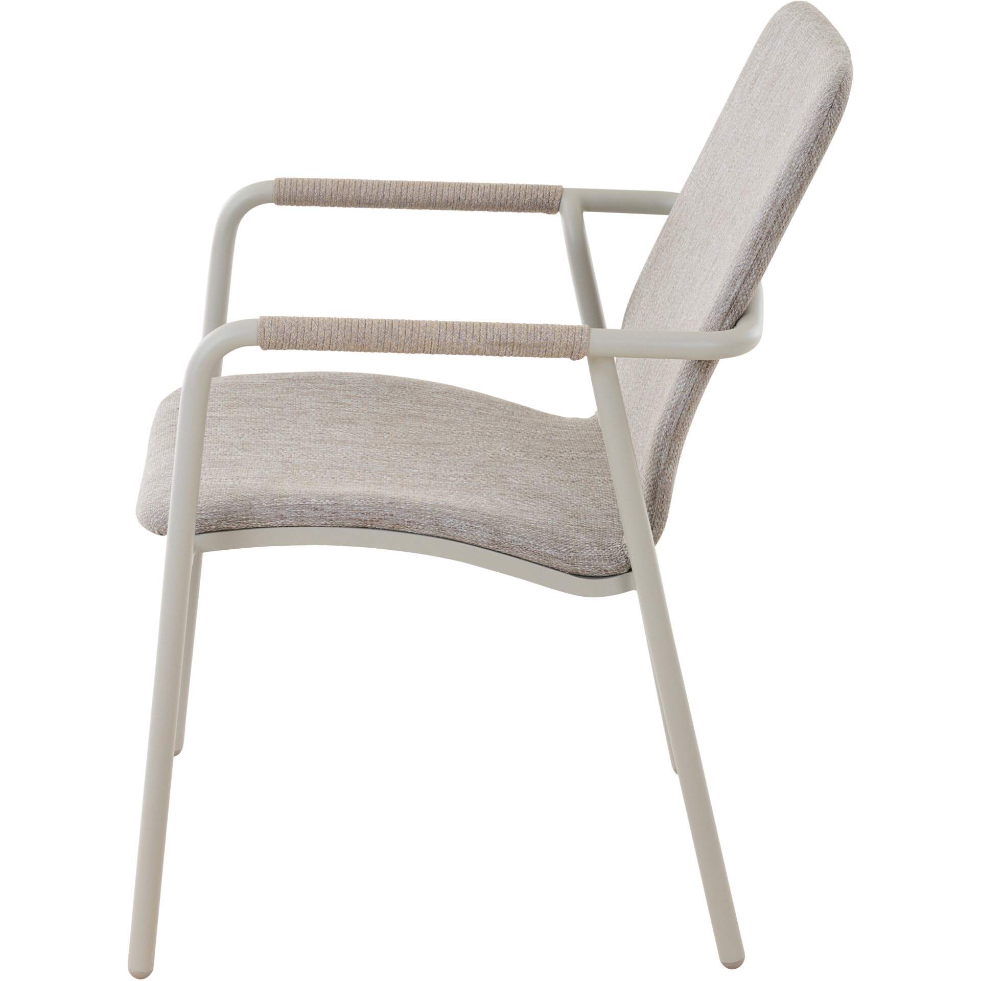 REPTON Stapelsessel | mix taupe /seidengrau