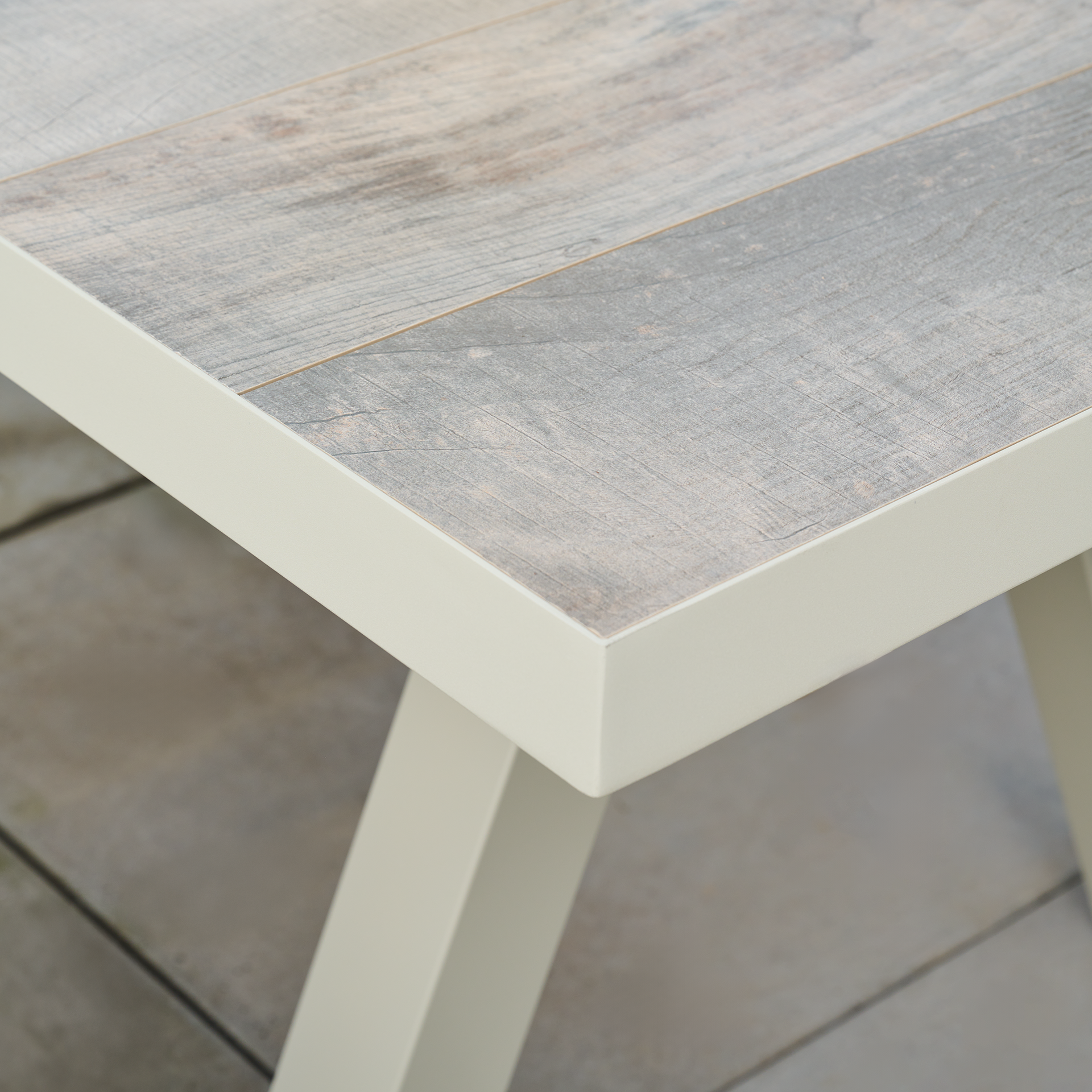 Ausziehtisch TIRANA matt seidengrau / Keramik | Ga...