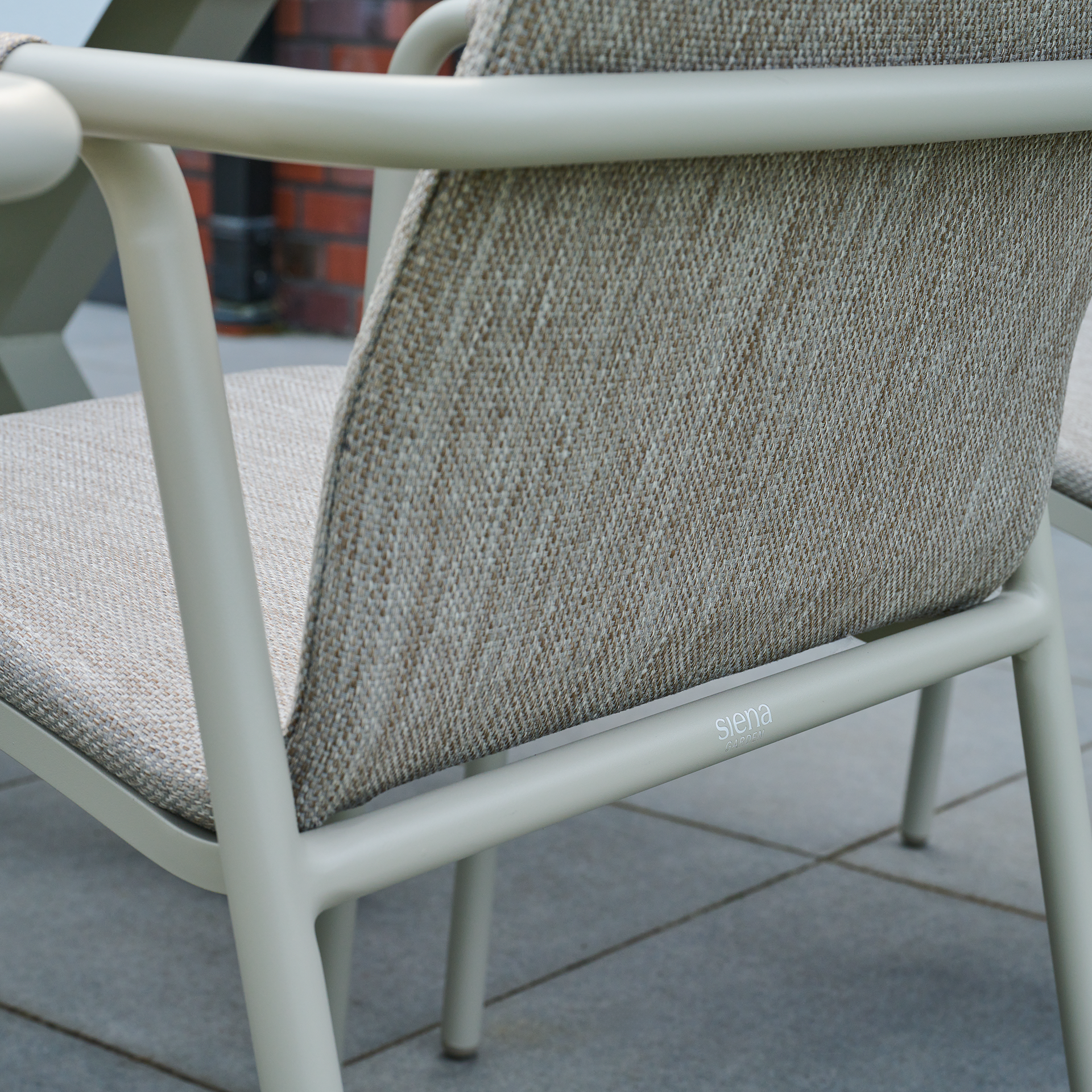 REPTON Stapelsessel | mix taupe /seidengrau