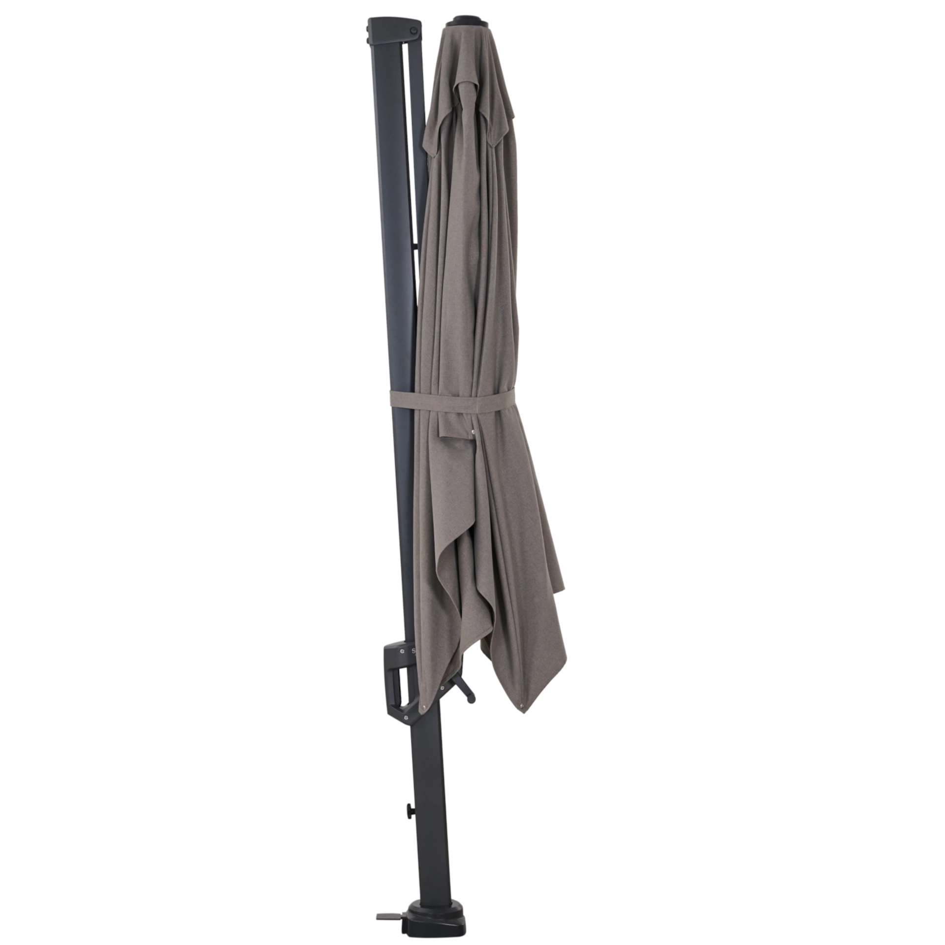 PINO Ampelschirm | 310 x 210 cm | taupe-meliert / ...
