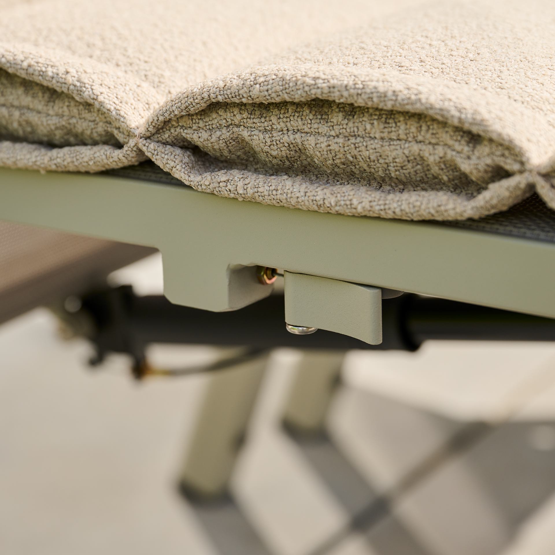 MALU Sesselauflage | toffee | 123 cm