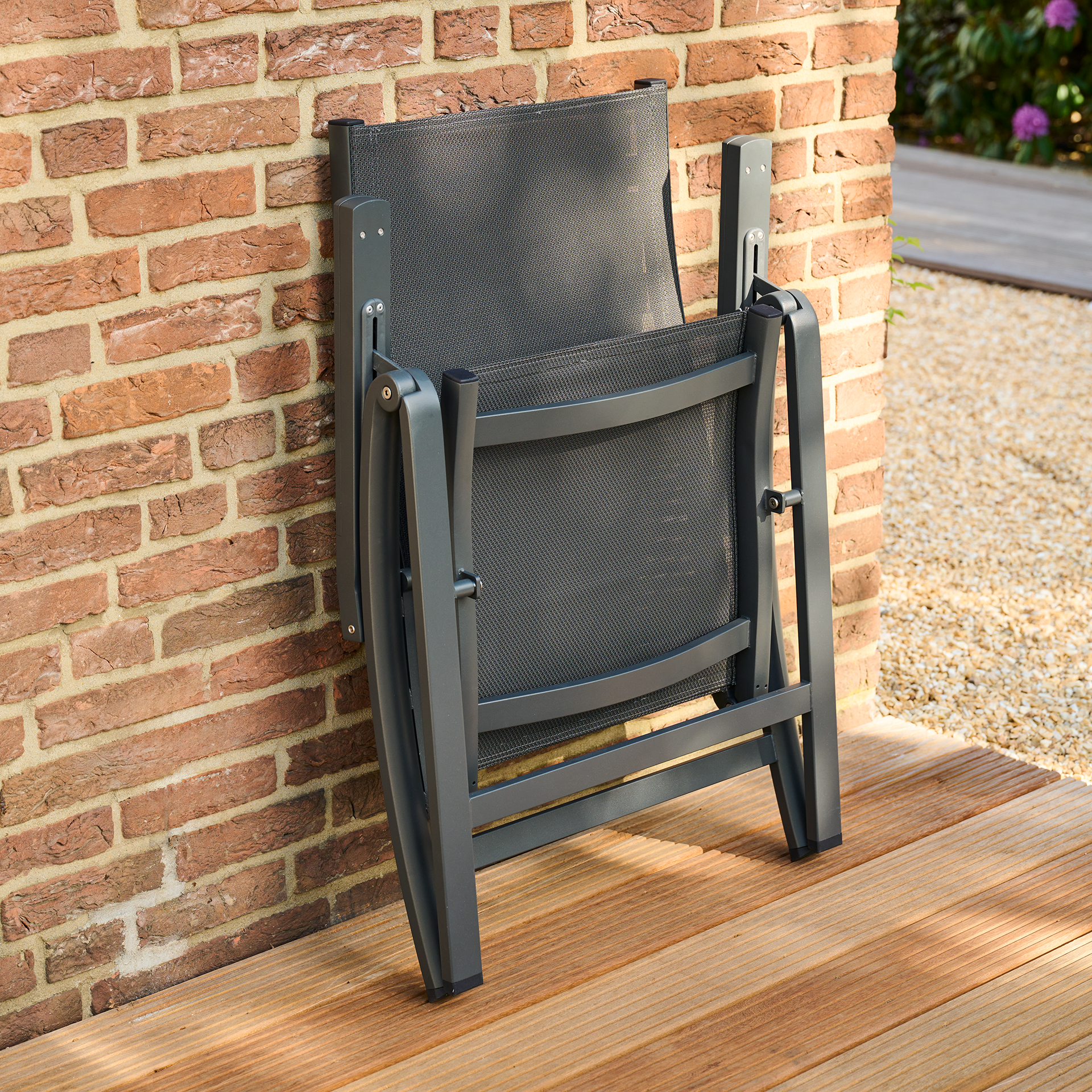 TAYLOR Klappsessel | mix grey / anthrazit