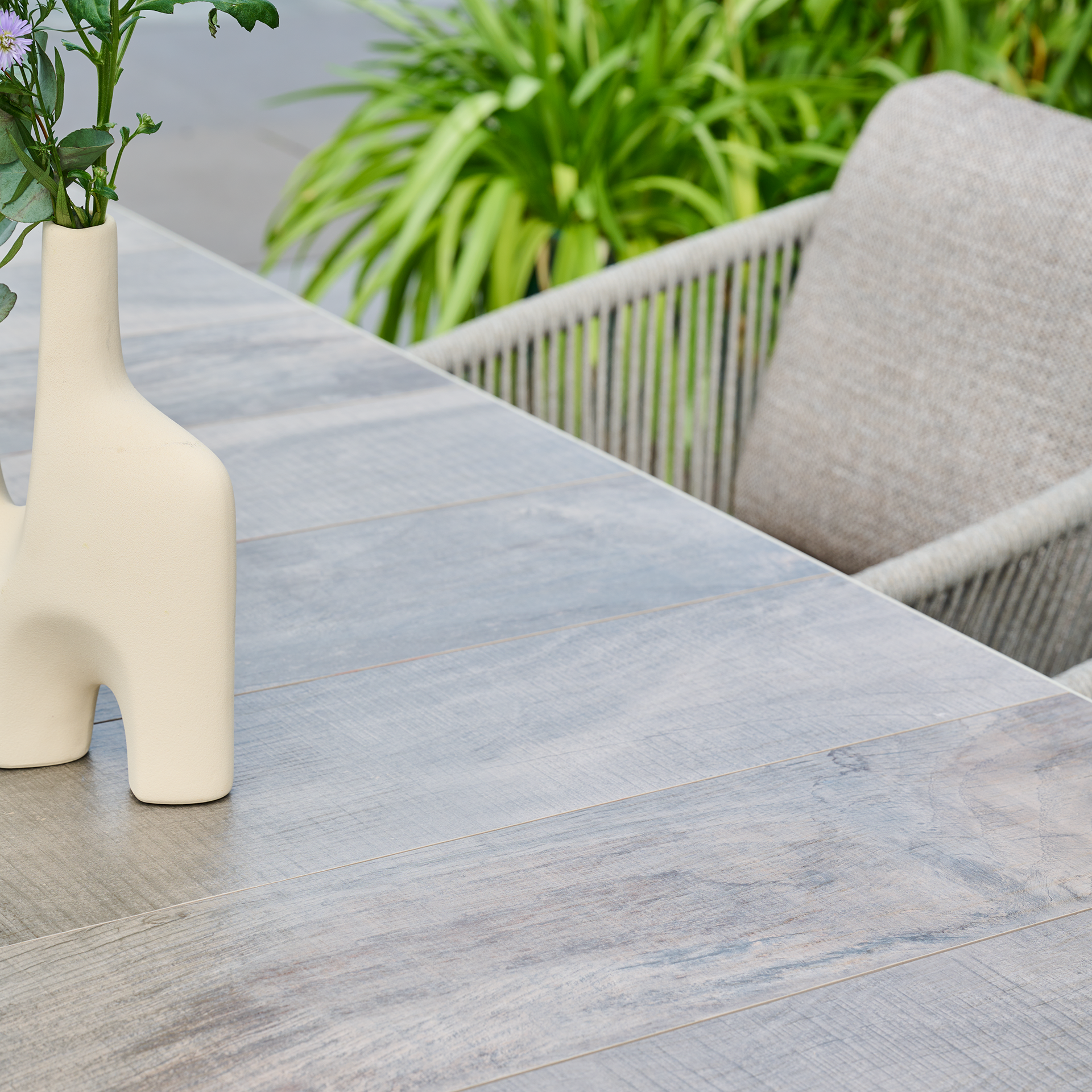 Gartentisch SILVA matt seidengrau / Keramik | Esst...