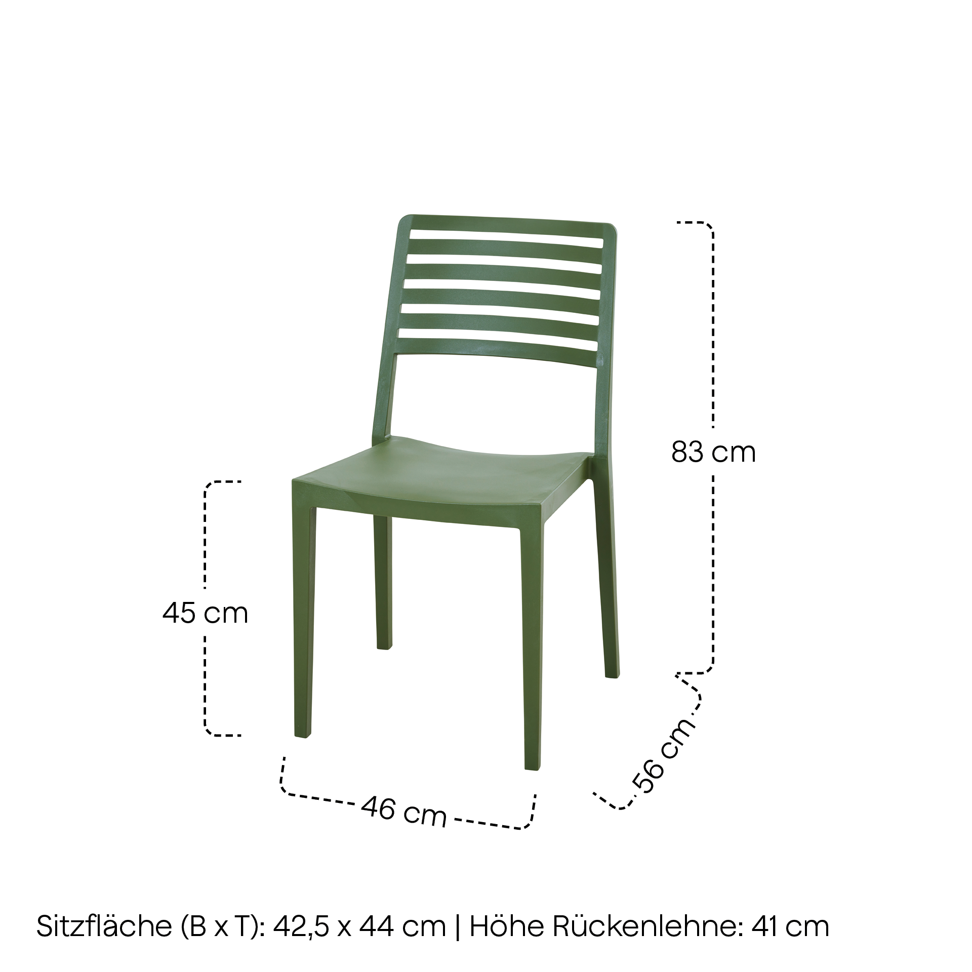 ALLEY Stapelstuhl | olive | Urban Lights