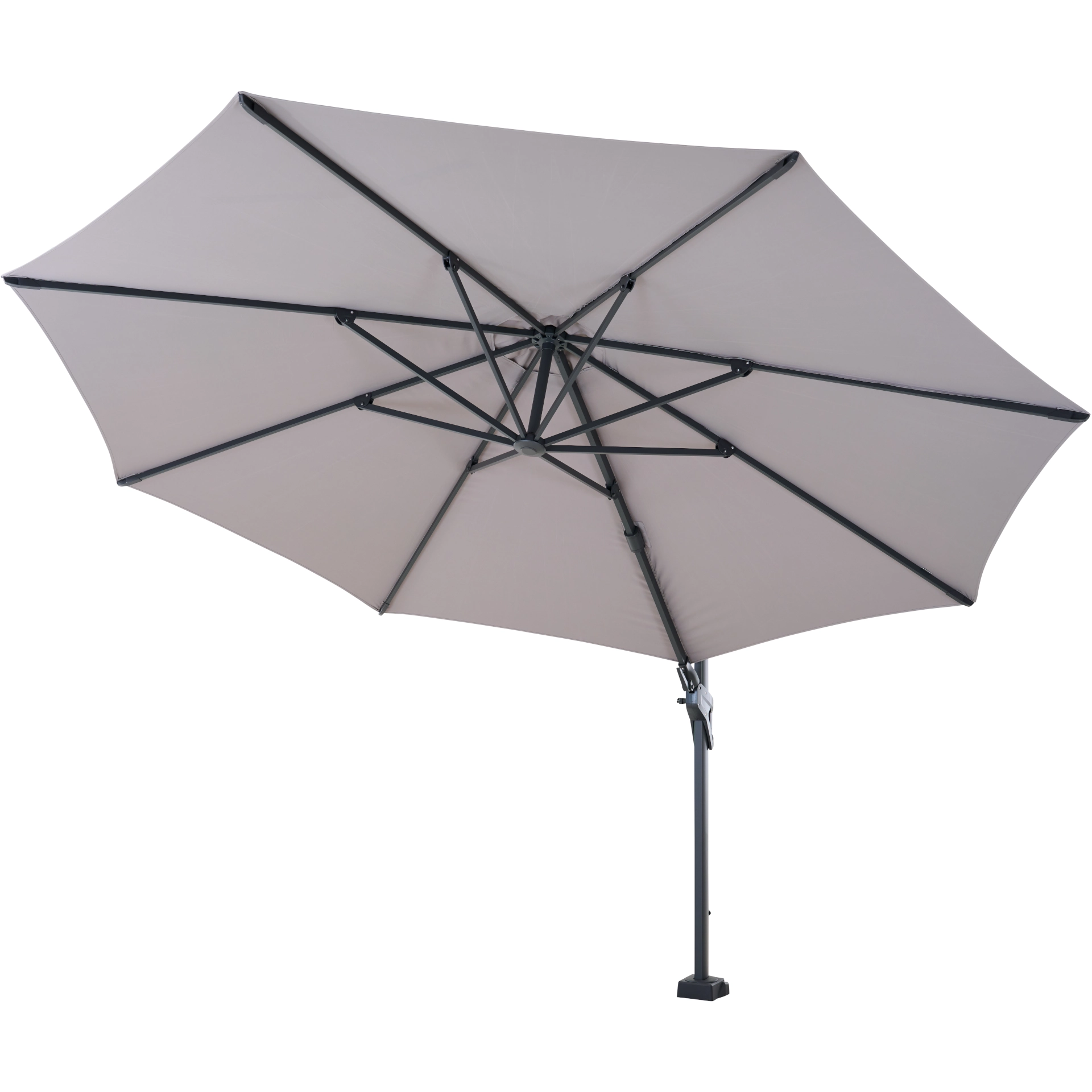 FAGUS N+ zweefparasol | Ø 350 cm | grijs / antraci...