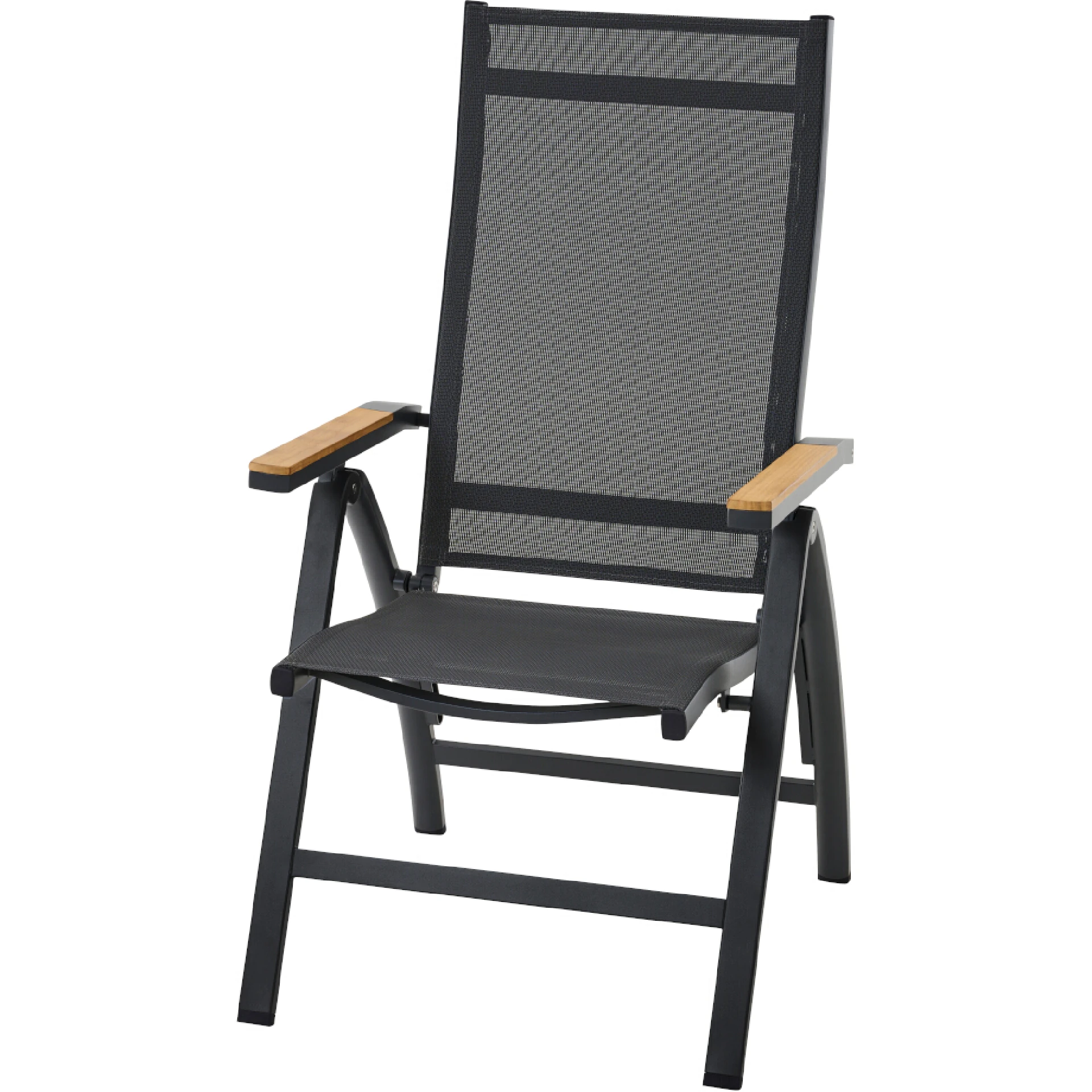 TAYLOR Verstellsessel | Teakholz FSC 100 % | grau  / anthrazit