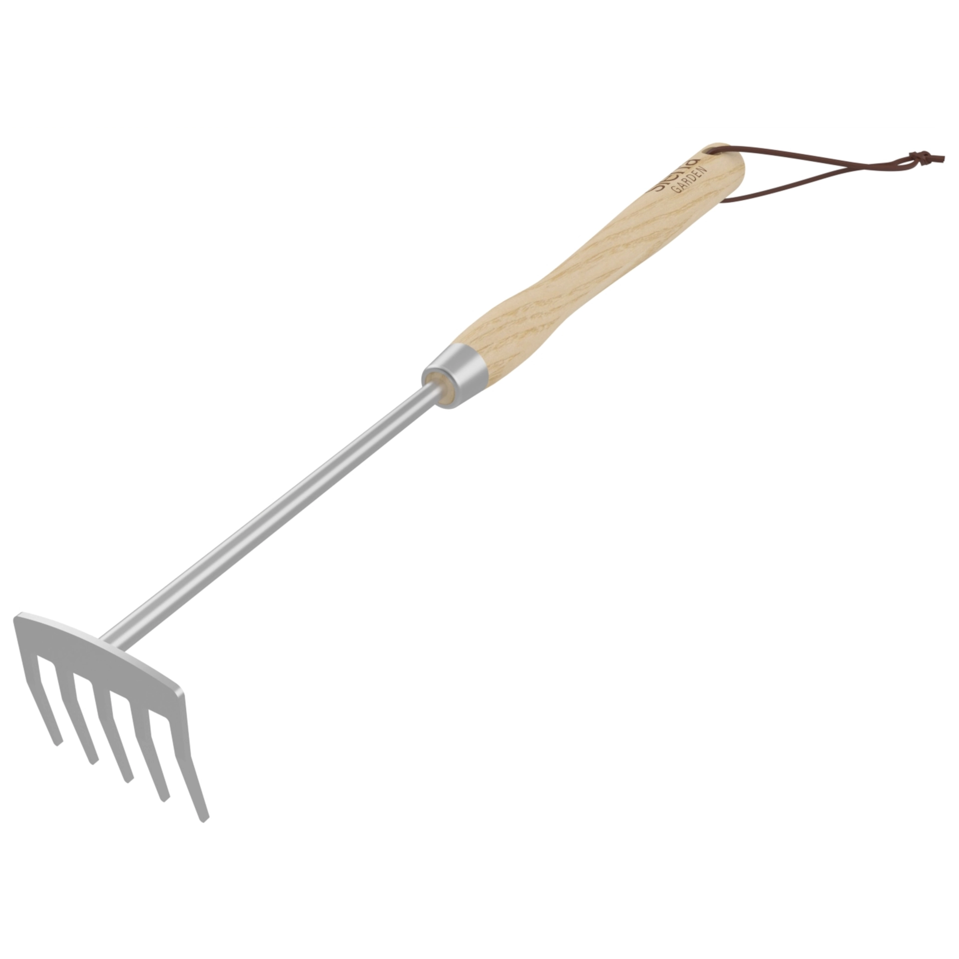 ISYPLANT L Hand-Rechen | 5 Zinken |  Griff Esche