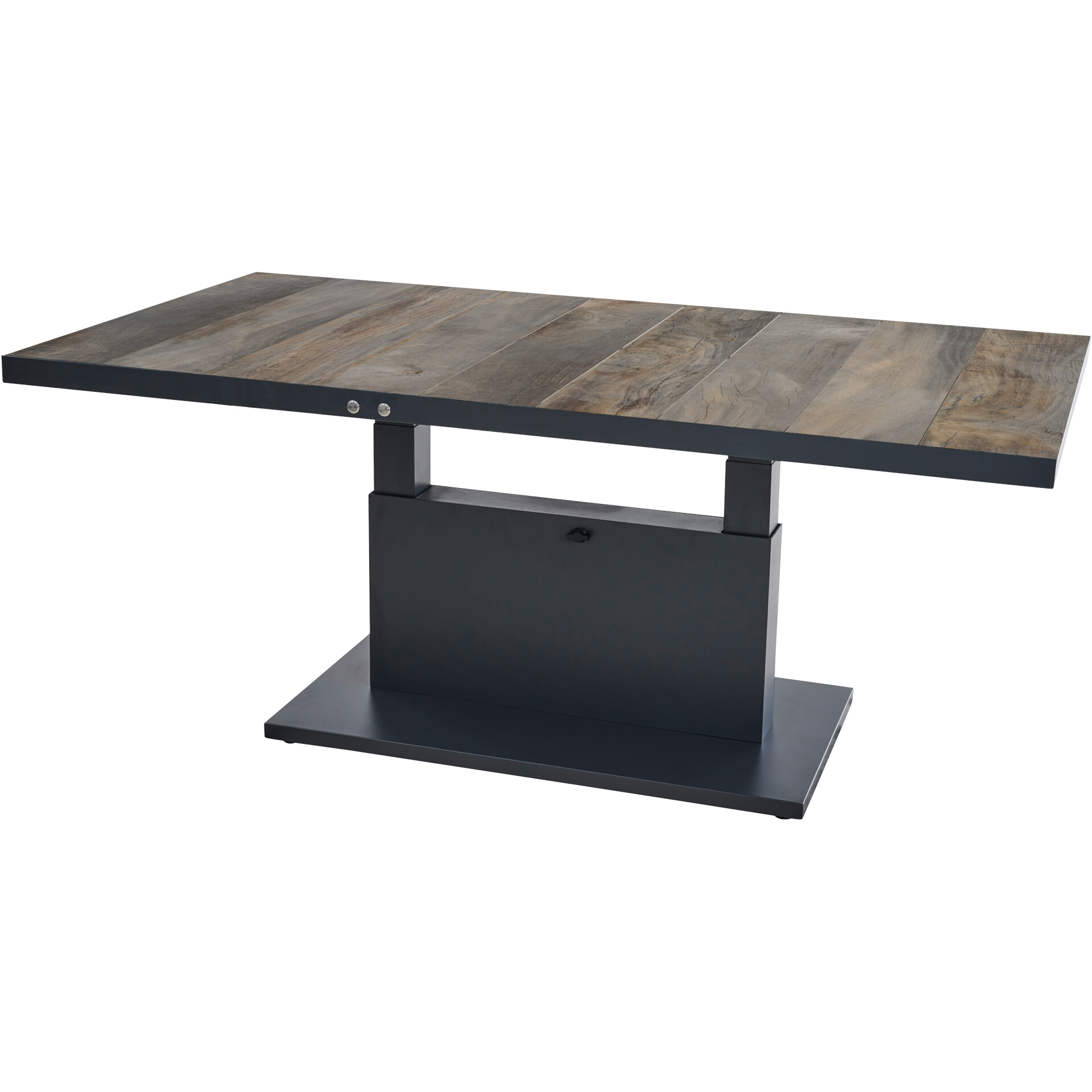 TALINA+ elektrisch höhenverstellbarer Tisch | 180 x 100 cm | Keramik washed-grey