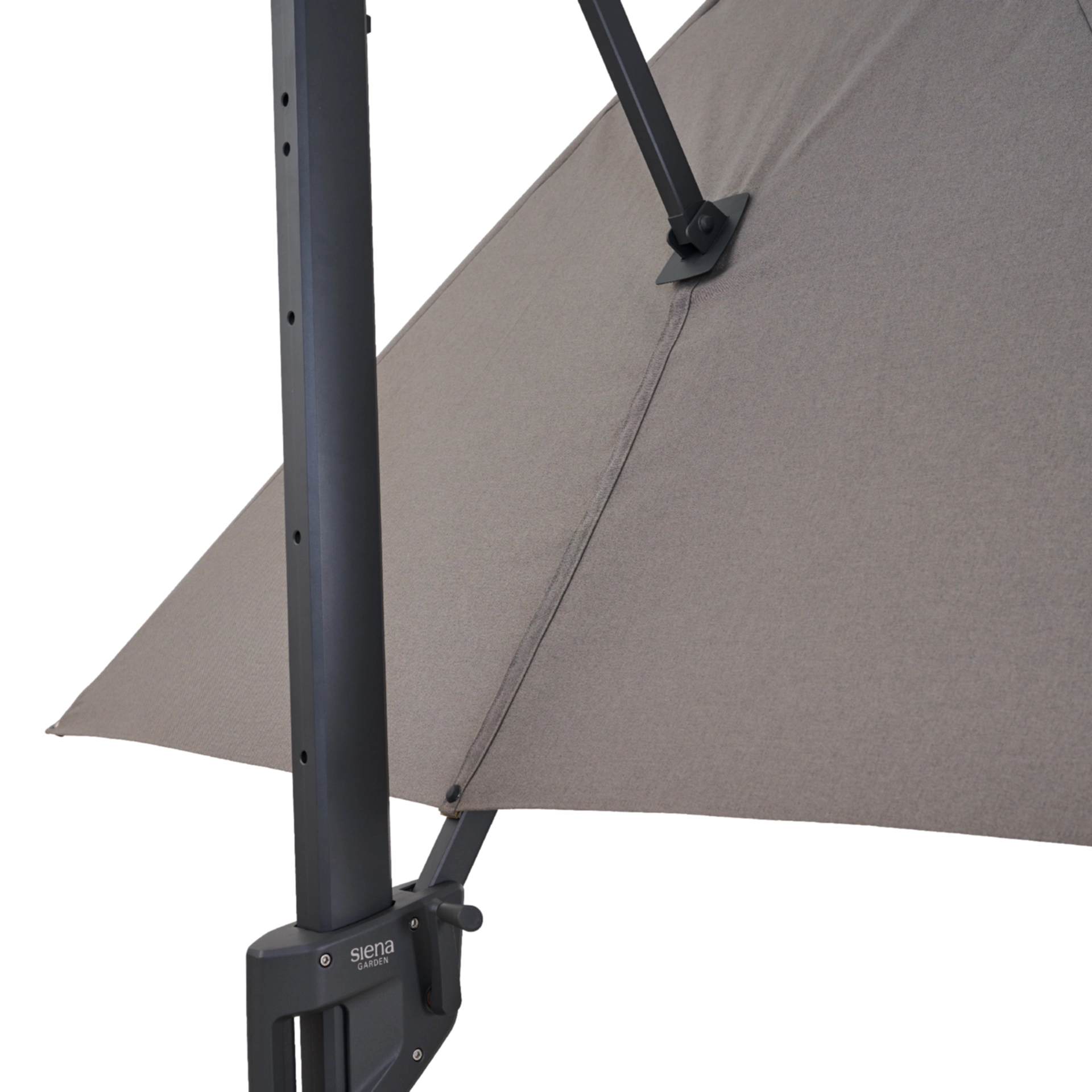 PINO Ampelschirm | 310 x 210 cm | taupe-meliert / ...