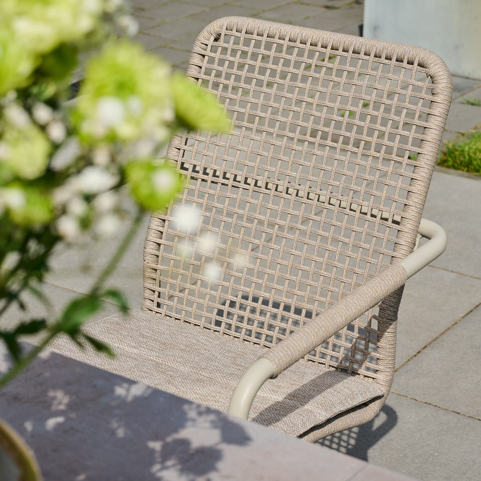 REPTON Schwingstuhl | taupe grau / seidengrau