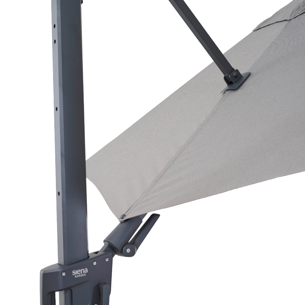 PINO N+ zweefparasol | Ø 350 cm | taupe-gemêleerd / ...