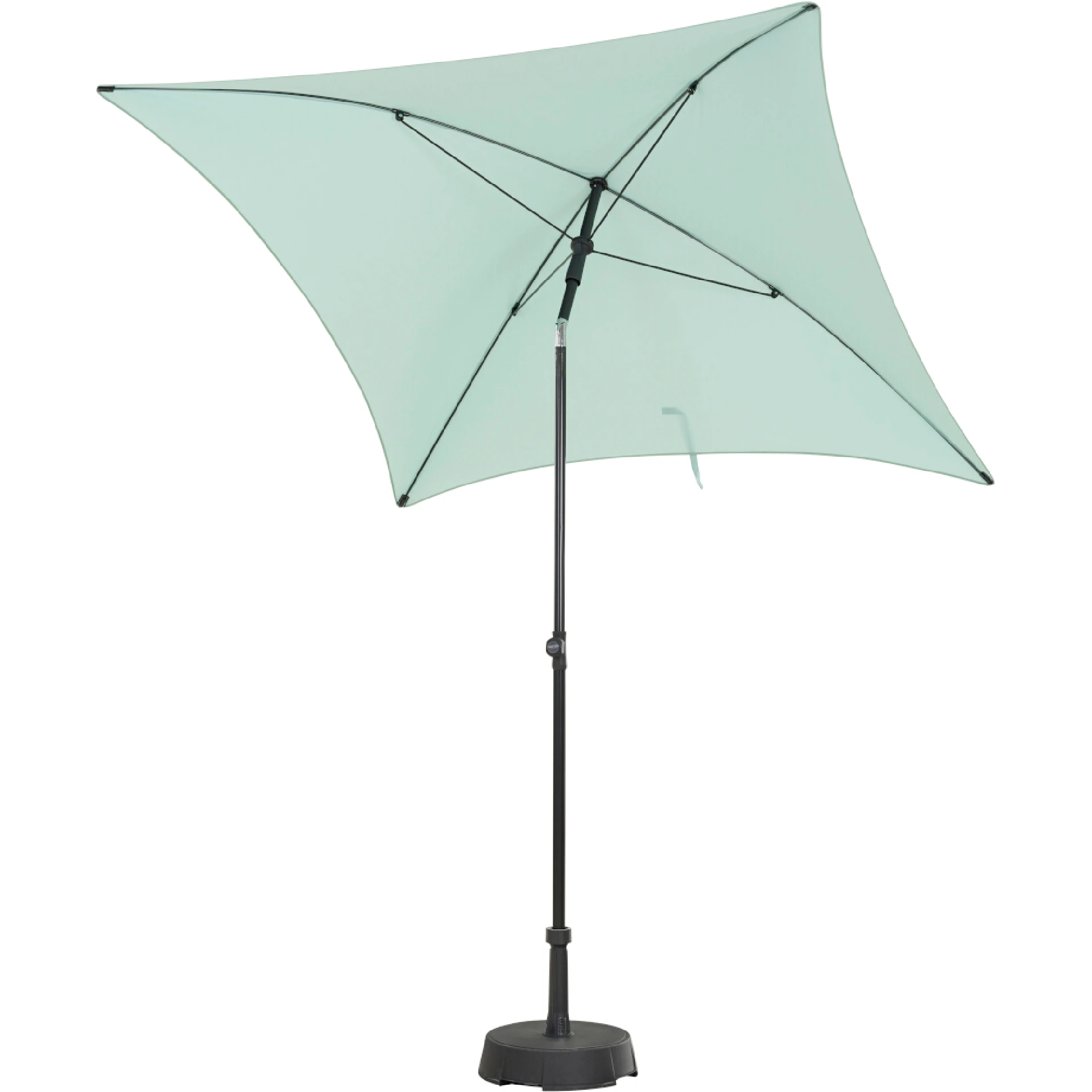 CITY Push Mittelstockschirm | 180 x 180 cm | nilgr...