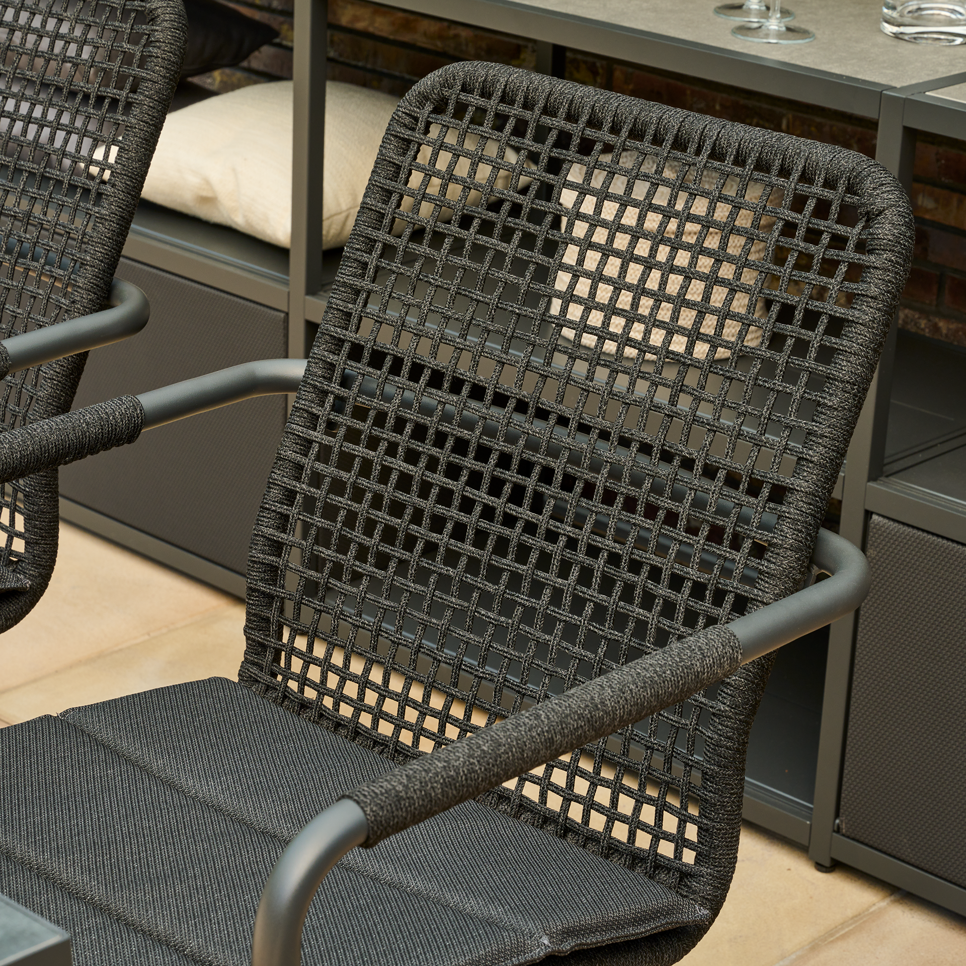 REPTON Schwingstuhl | mix schwarz / anthrazit