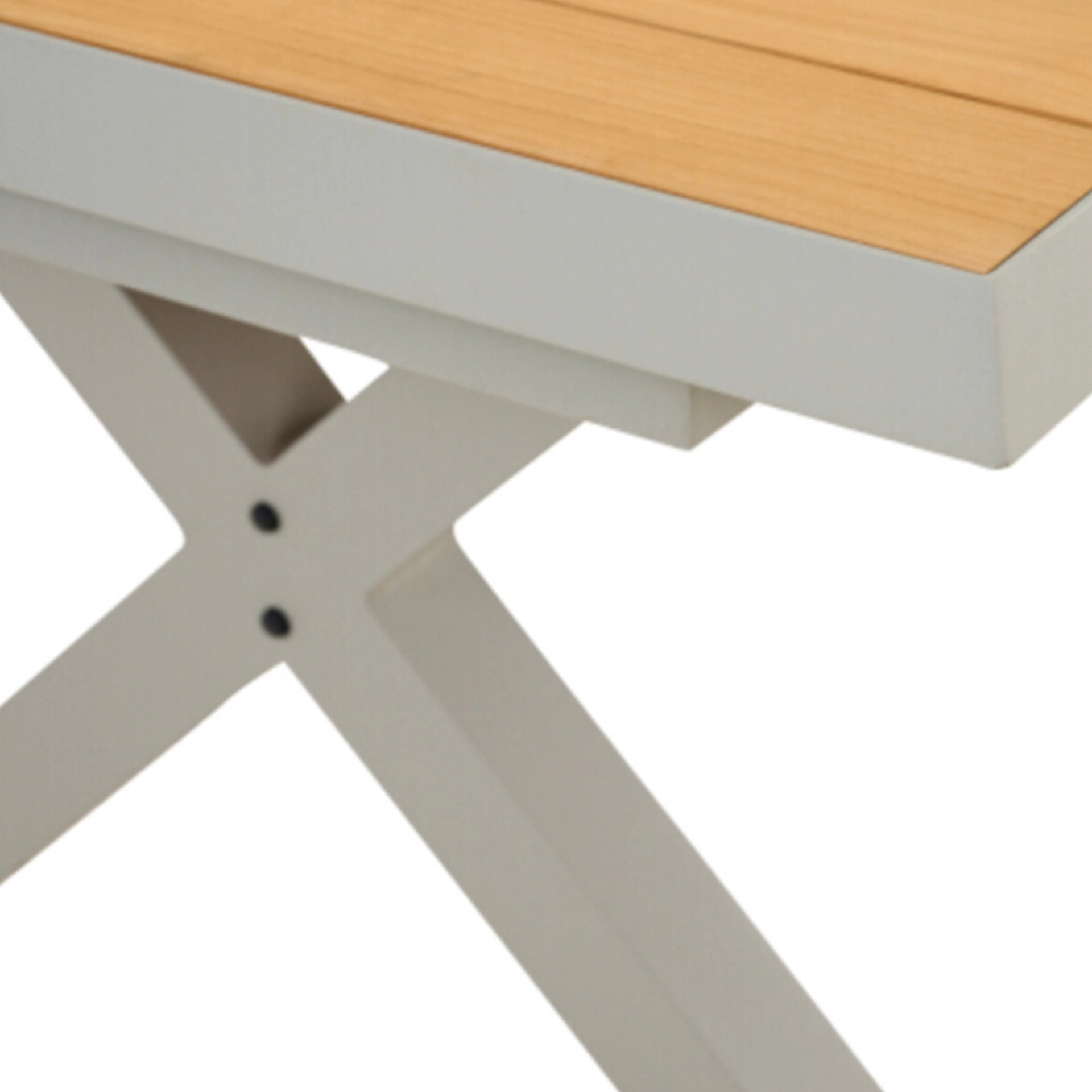 Ausziehtisch SINCRO matt seidengrau / Teak FSC | G...