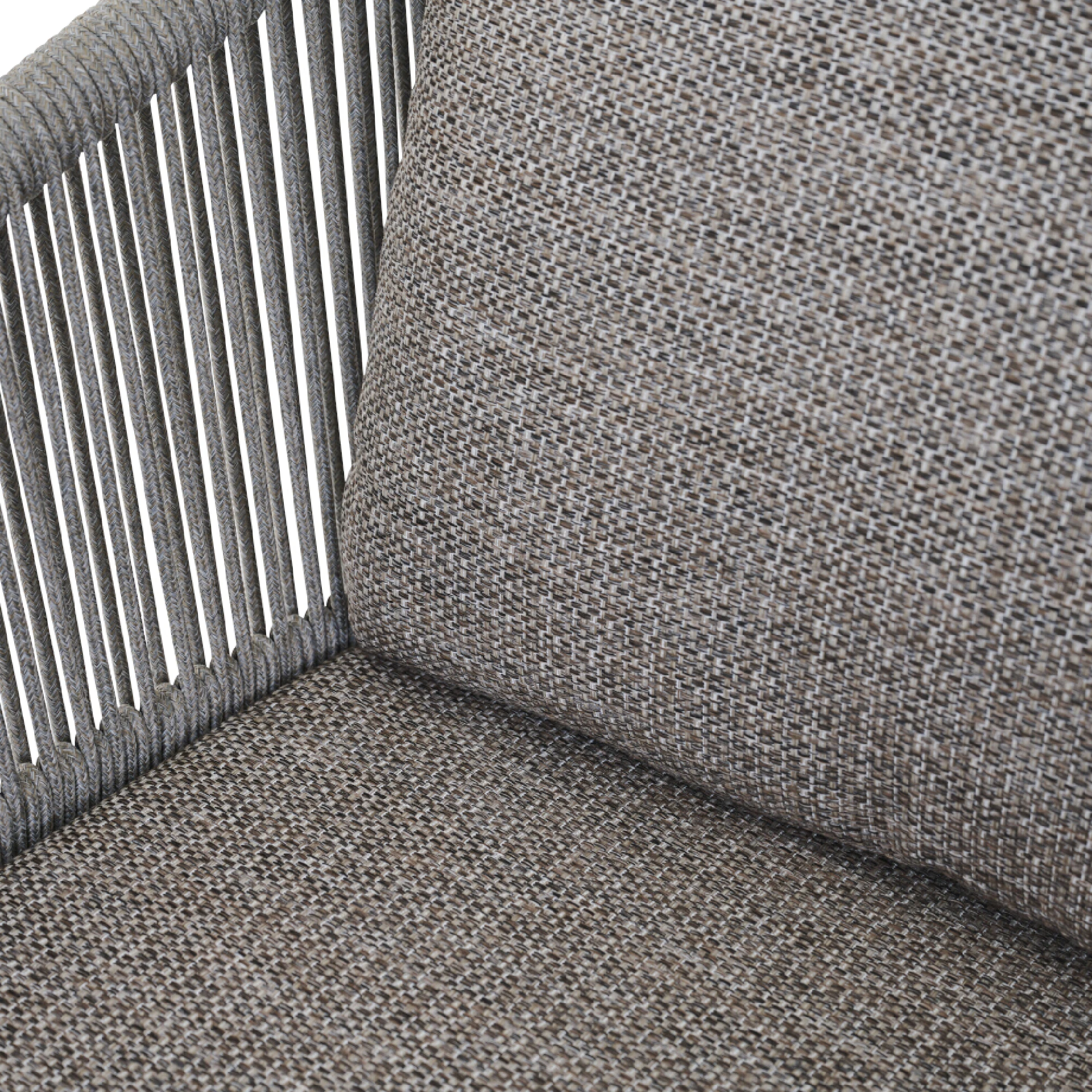 MERANO Stapelsessel | inkl. Kissen | taupe grau / ...