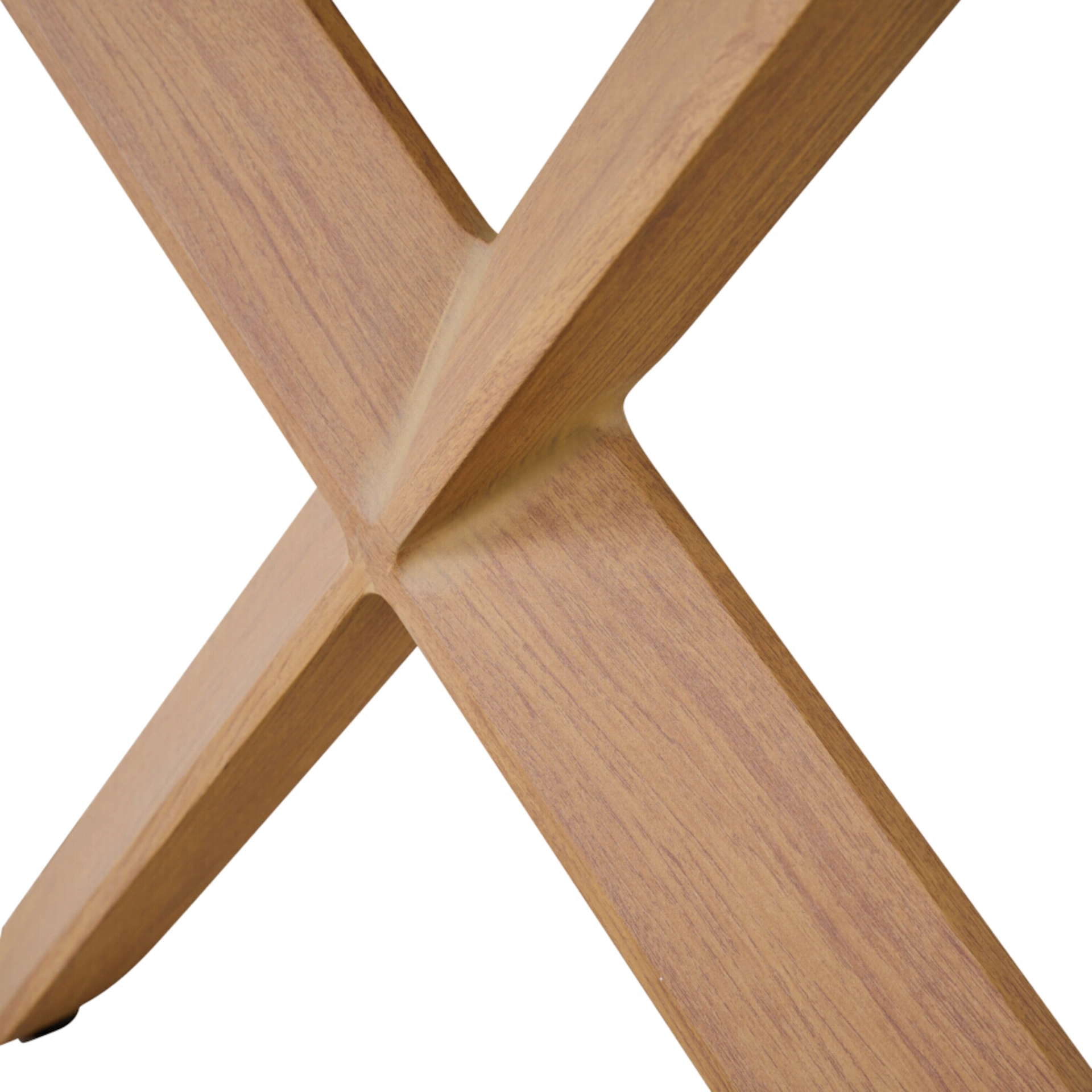 X-Tischbein zu Catania Tisch | teaklook