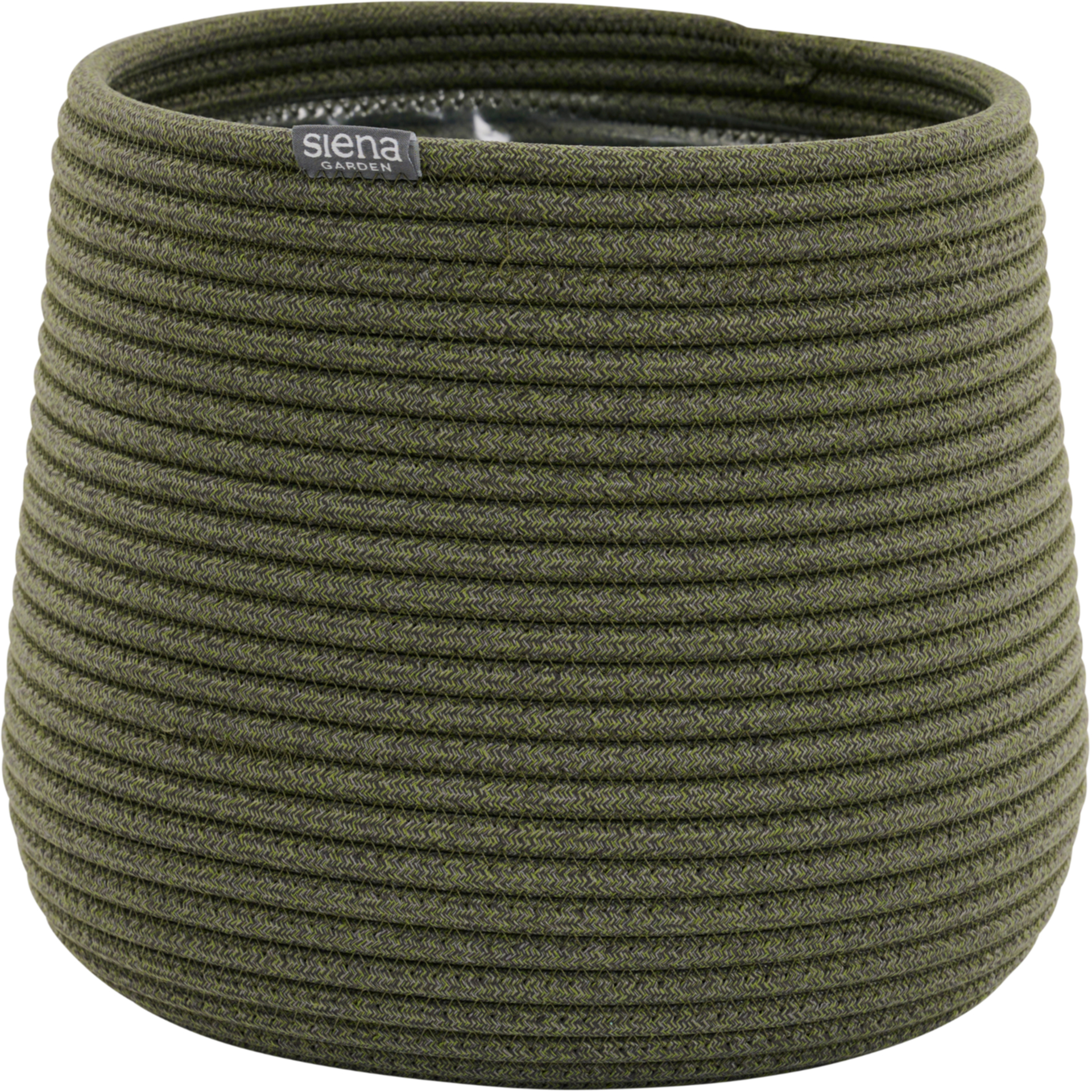 LINEA Pflanzkorb | Ø 24 x 20,5cm | olive