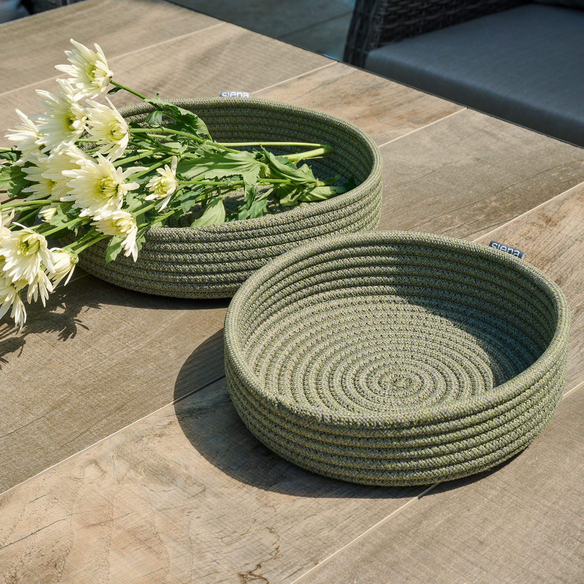 BOWL Dekoschalen Set | 2-teilig | Ø25 und Ø30 cm...