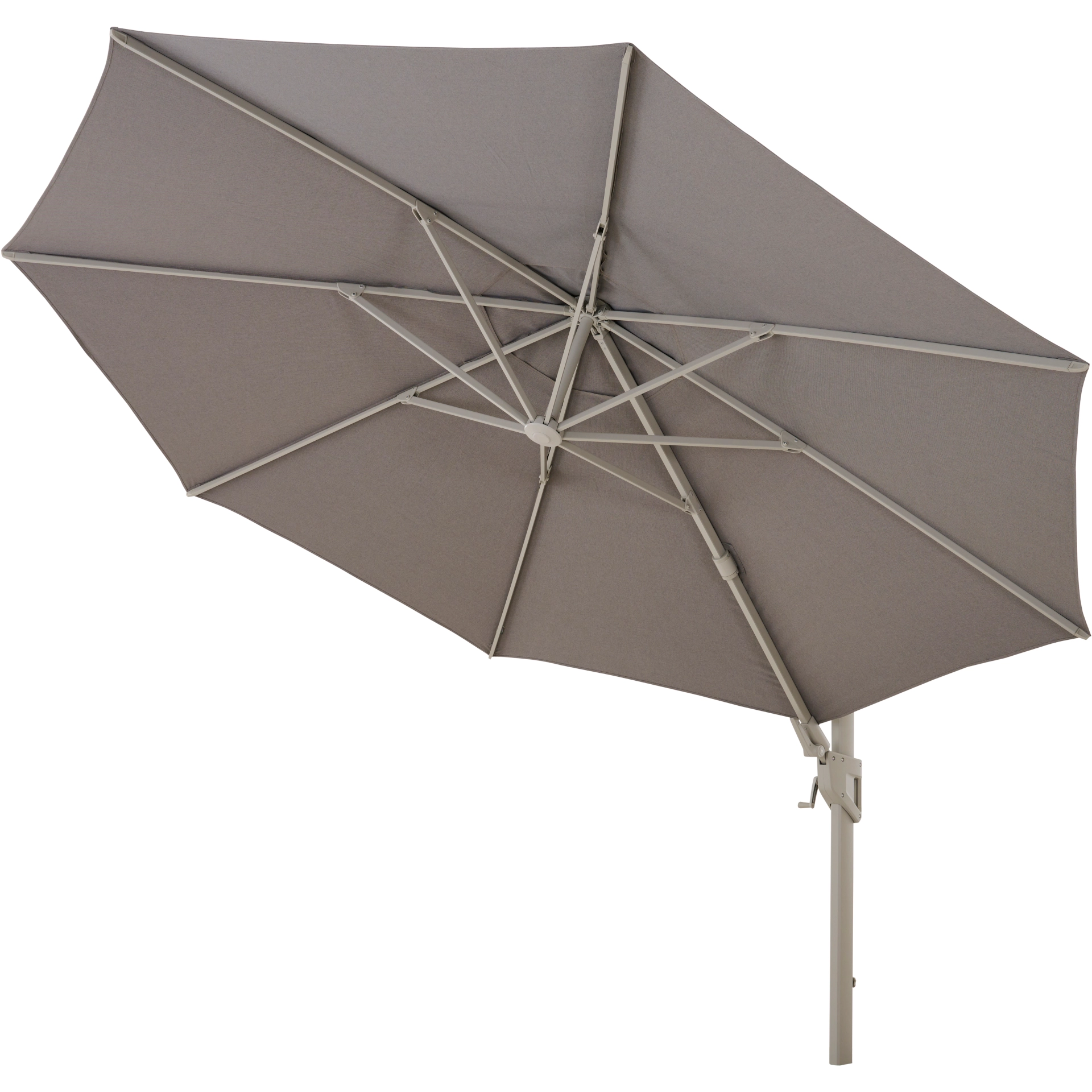 PINO N+ Ampelschirm | Ø 350 cm | taupe-meliert / ...