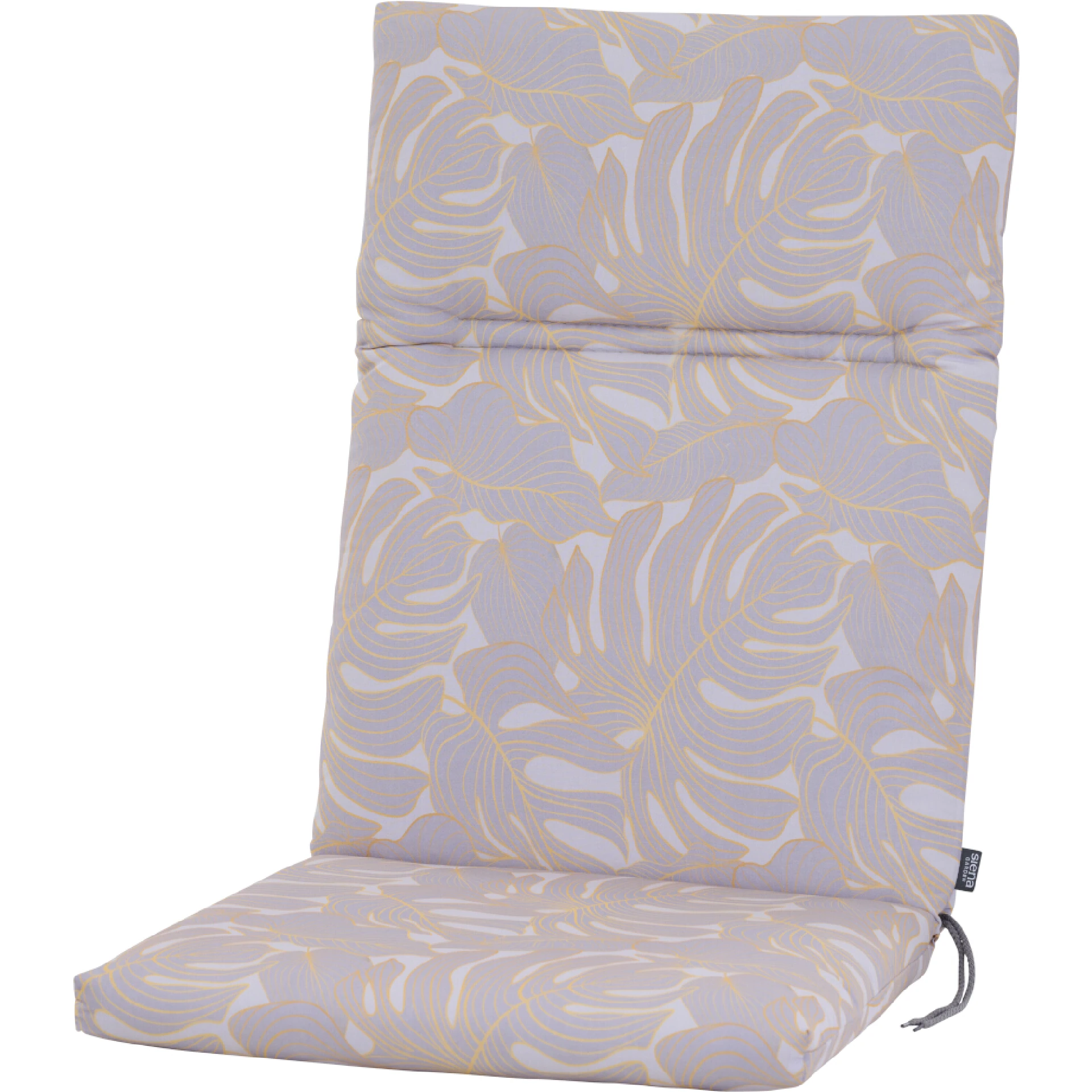 COMFORT Sesselauflage | tropische Blätter | 120 cm