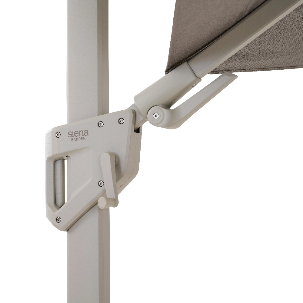 PINO N+ Ampelschirm | Ø 350 cm | taupe-meliert / ...