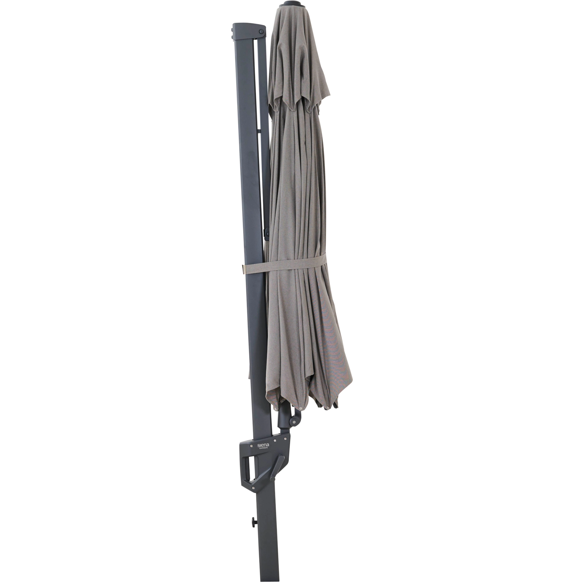 PINO N+ zweefparasol | Ø 350 cm | taupe-gemêleerd / ...