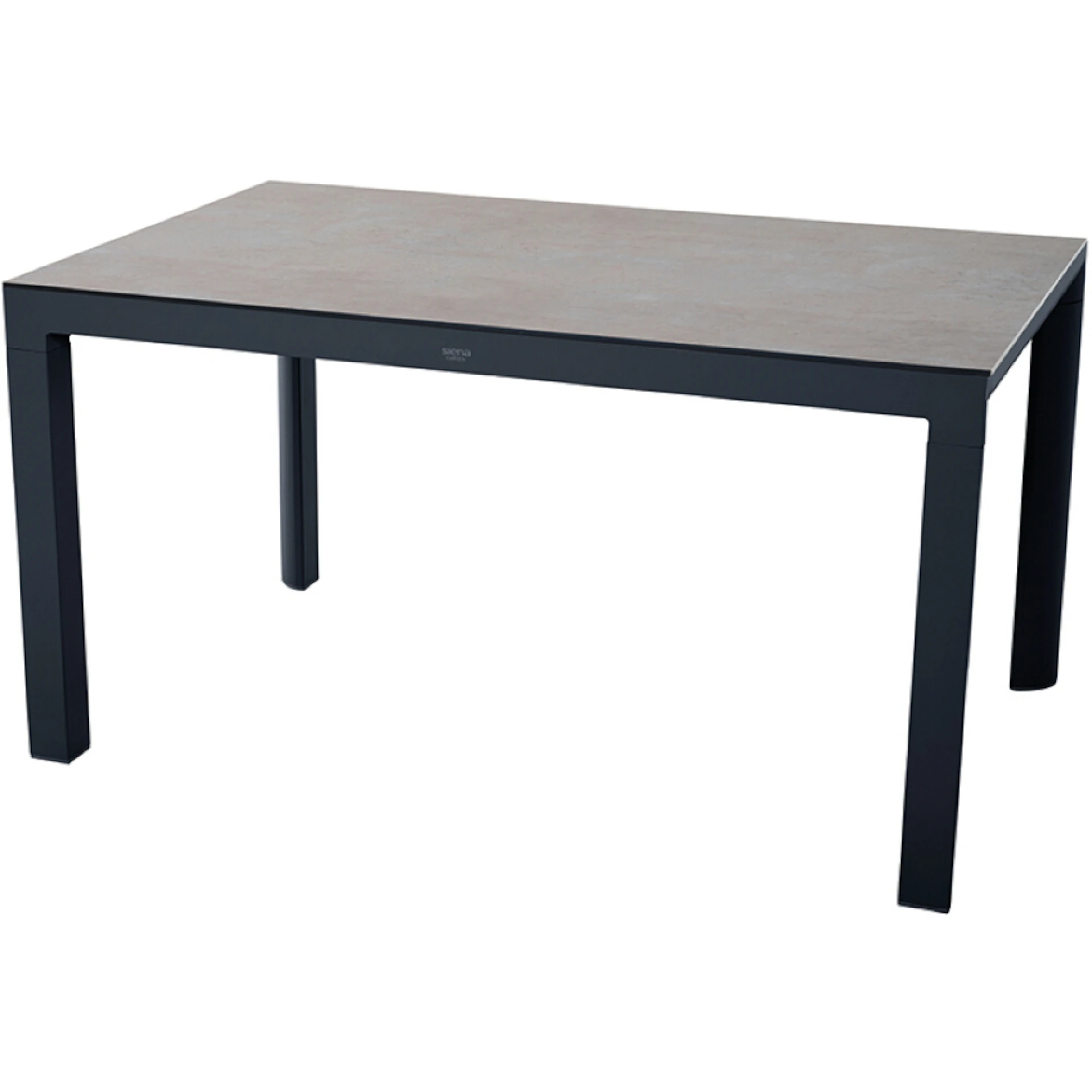 SILVA Gartentisch | 160 x 90 cm | HPL beton hell
