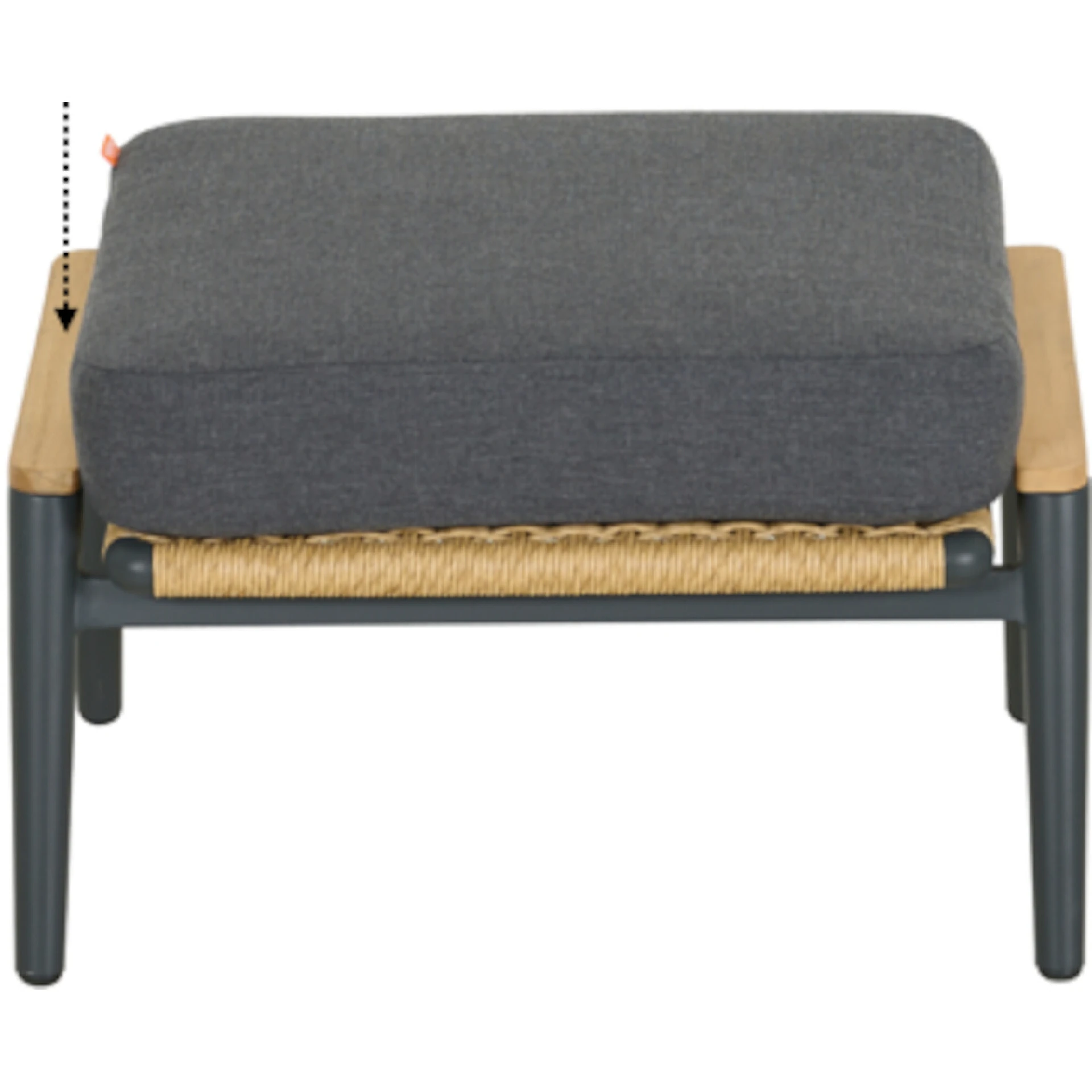 Armlehne zu ROMA Loungehocker