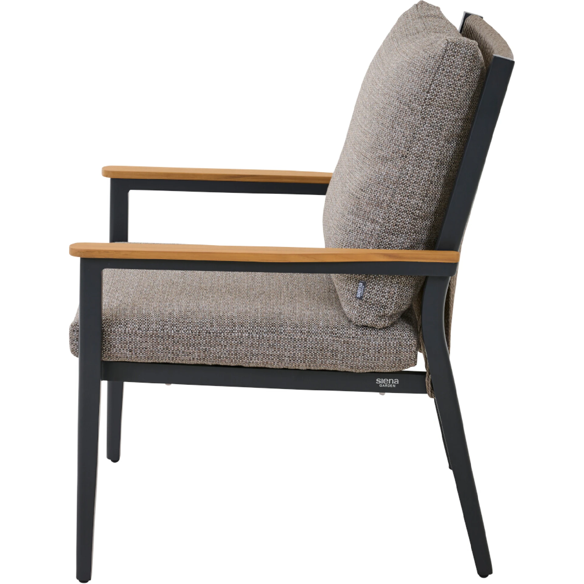 LIGURIA Gartensessel Comfort plus | taupe grau / a...