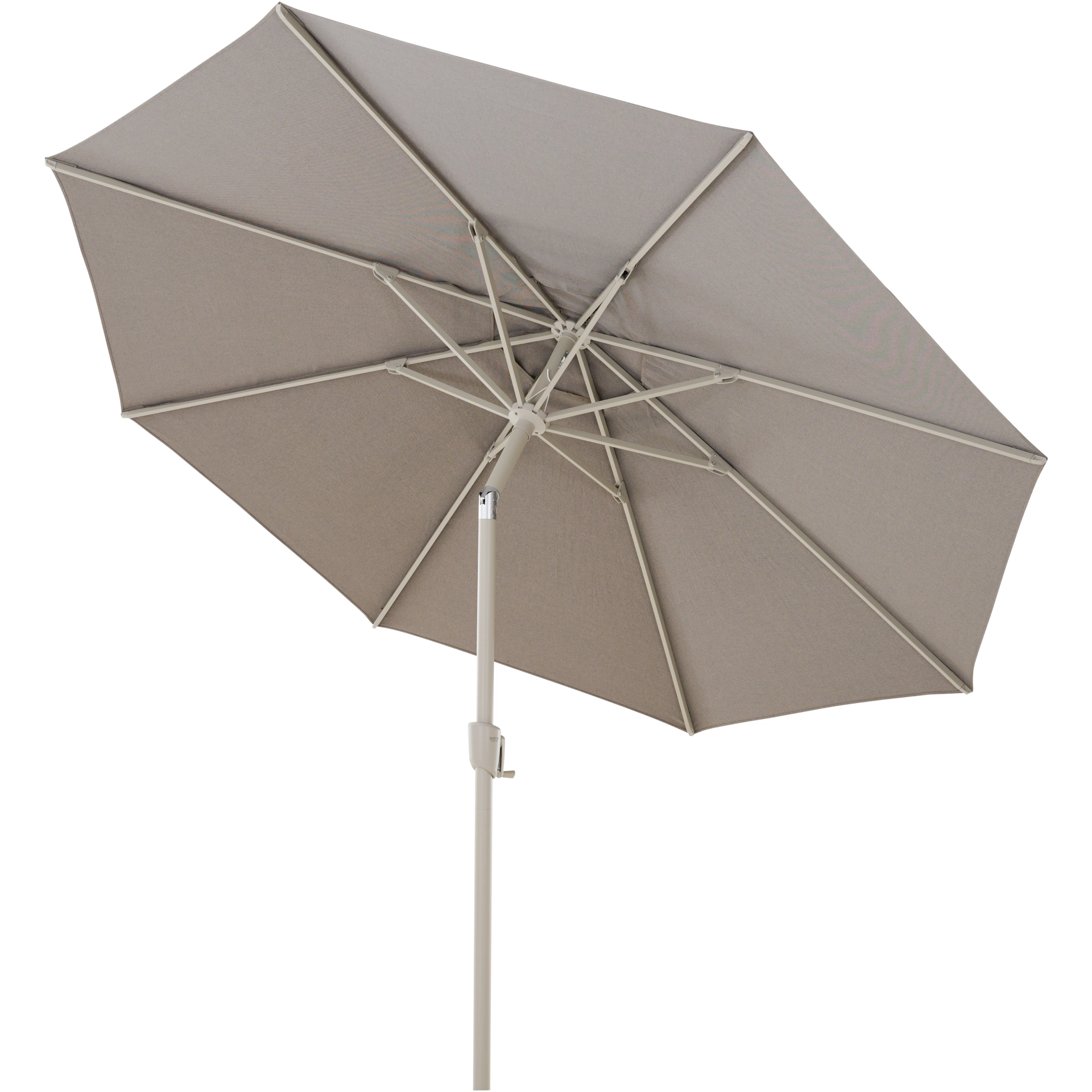 PINO Mittelstockschirm | Ø 300 cm | taupe-meliert...
