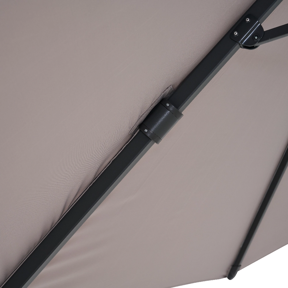 FAGUS N+ zweefparasol | Ø 350 cm | grijs / antraci...